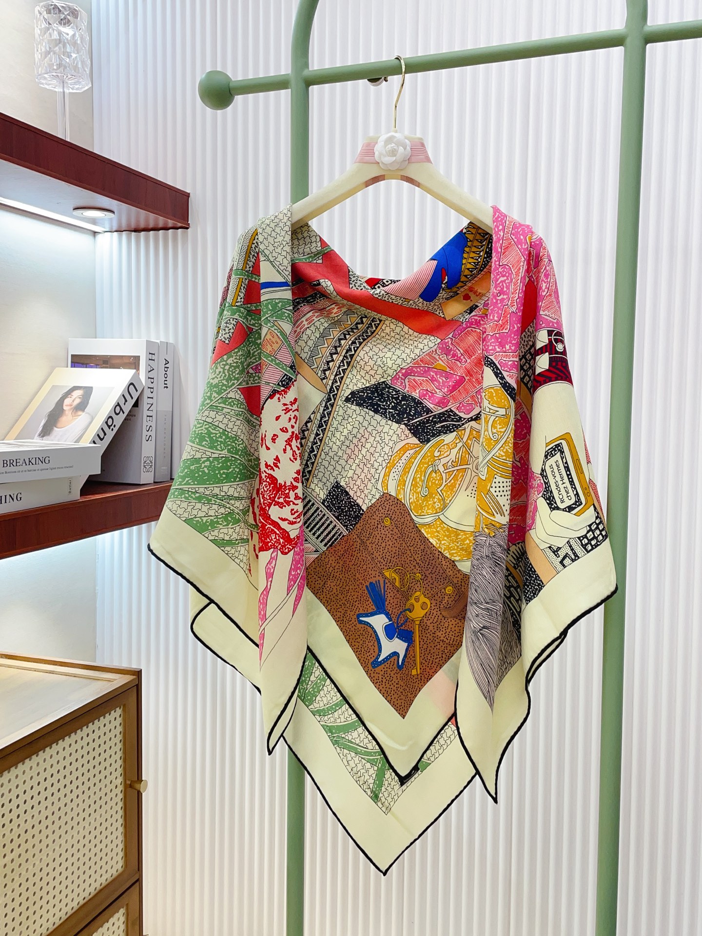 ✨✨【双面同色 丝毛款】H家羊绒新款 买了都说好看‼️推荐💕【爱马仕之约 140】羊绒方巾‼️H家ZG爆