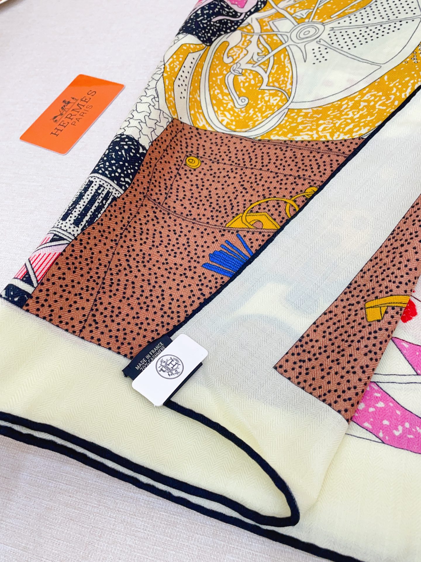 ✨✨【双面同色 丝毛款】H家羊绒新款 买了都说好看‼️推荐💕【爱马仕之约 140】羊绒方巾‼️H家ZG爆