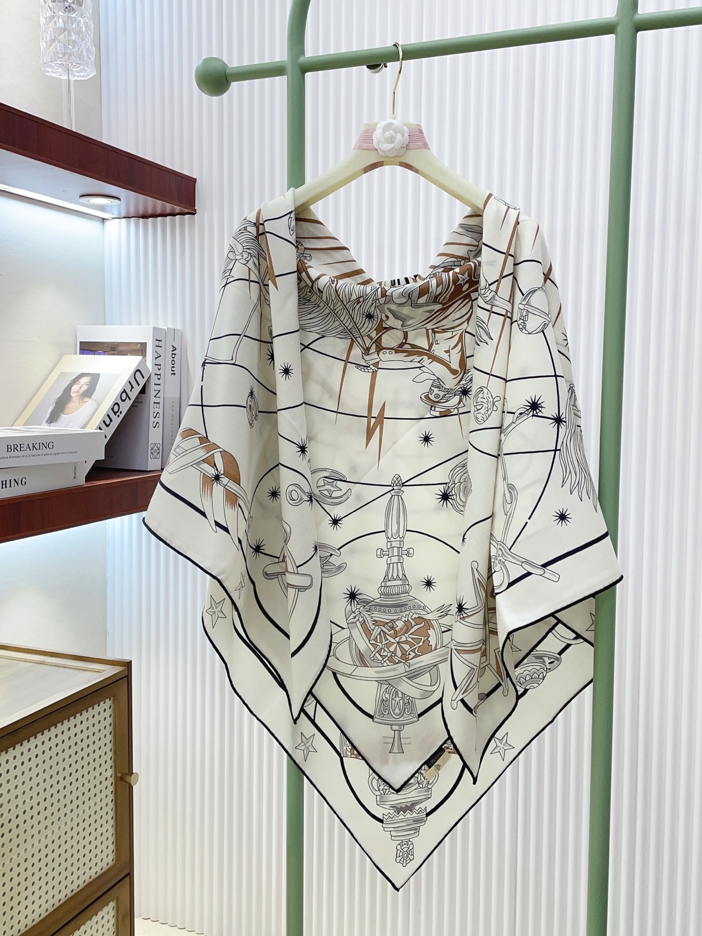 ✨✨【双面同色 丝毛款】H家羊绒新款 买了都说好看‼️推荐💕【星辰合唱团 140】羊绒方巾‼️H家ZG爆