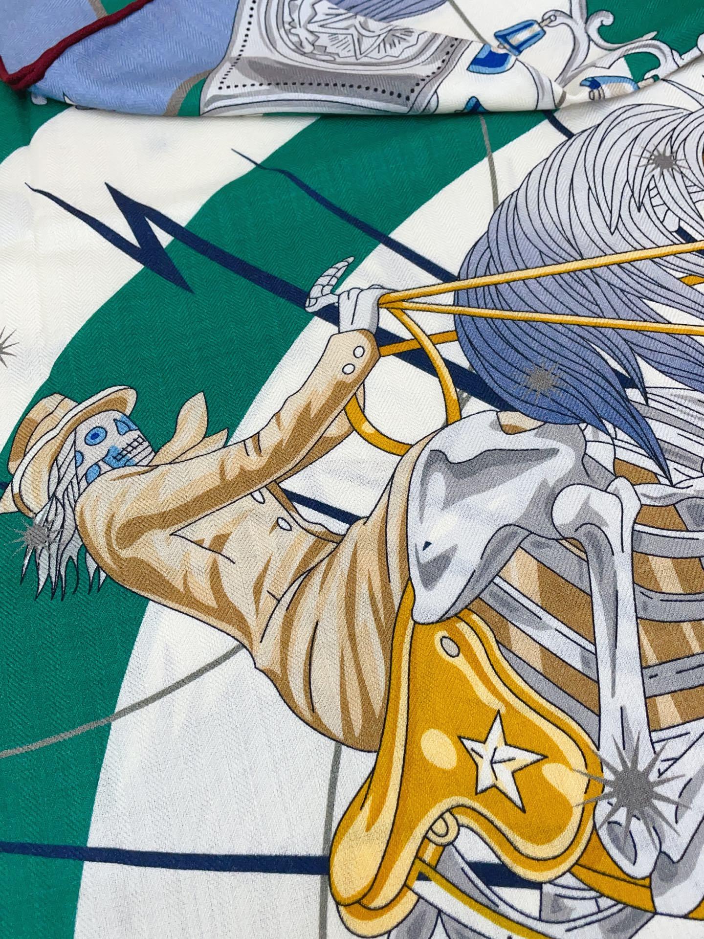 ✨✨【双面同色 丝毛款】H家羊绒新款 买了都说好看‼️推荐💕【星辰合唱团 140】羊绒方巾‼️H家ZG爆