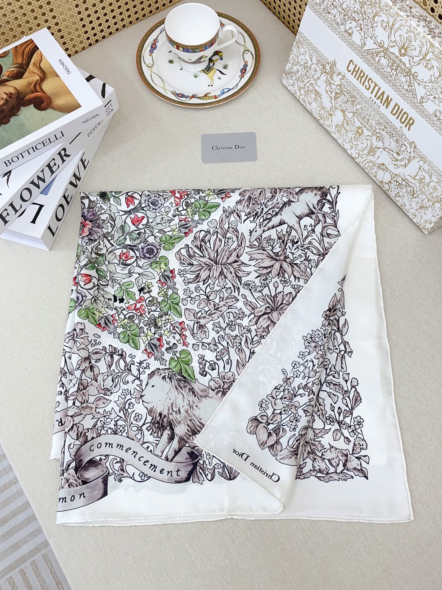 ✨✨【18姆米 双面同色】高级感爆棚❗️CD【花朵🌺五星 90】高级时髦风‼️配色非常考究，图案匠心，上