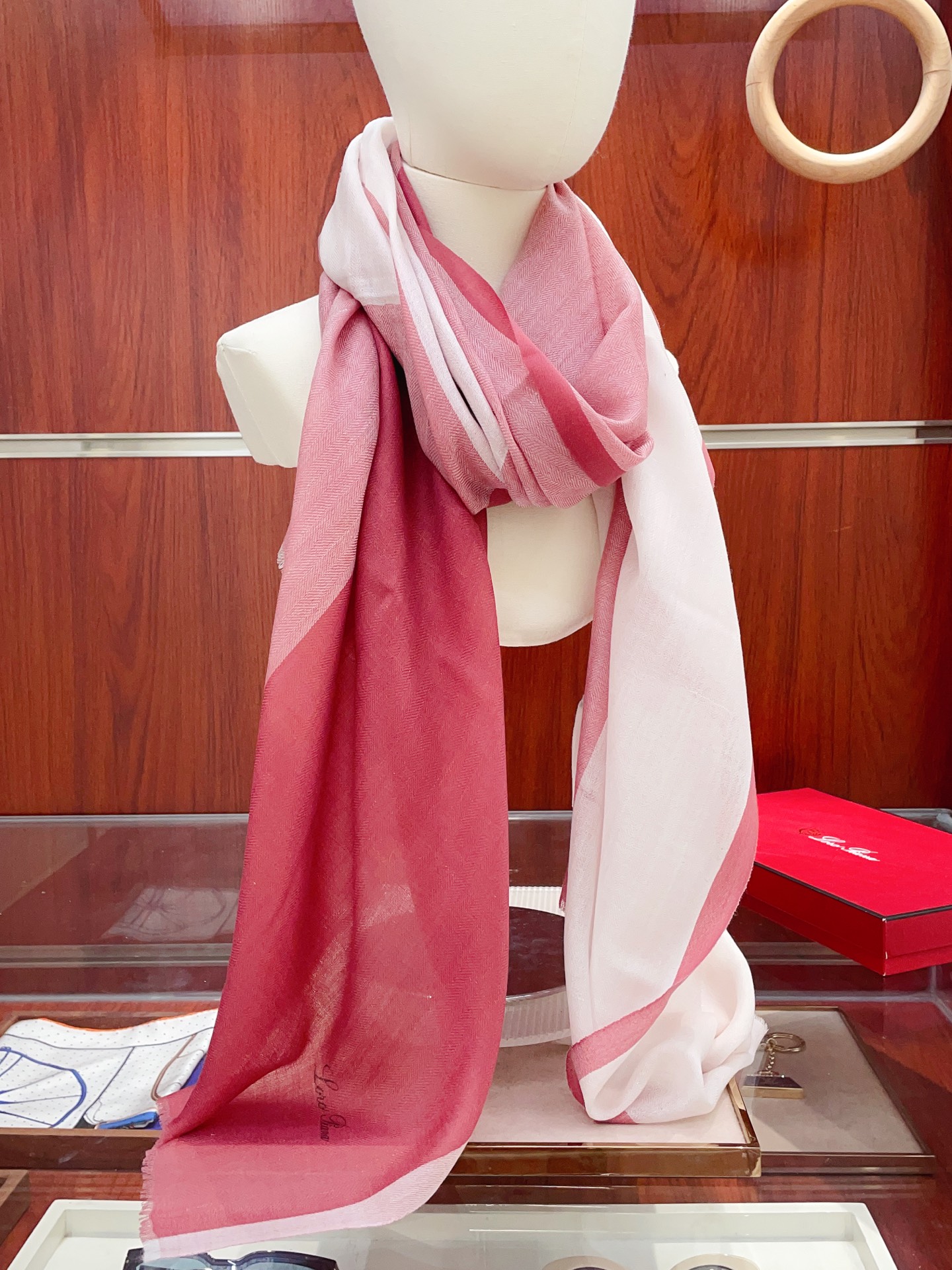 ✨✨【LP格纯色竖条纹长巾】‼️♨️高尖端产物⚠️重磅呈现 ，绝无仅有 史无前例 100%纯山羊绒 手感