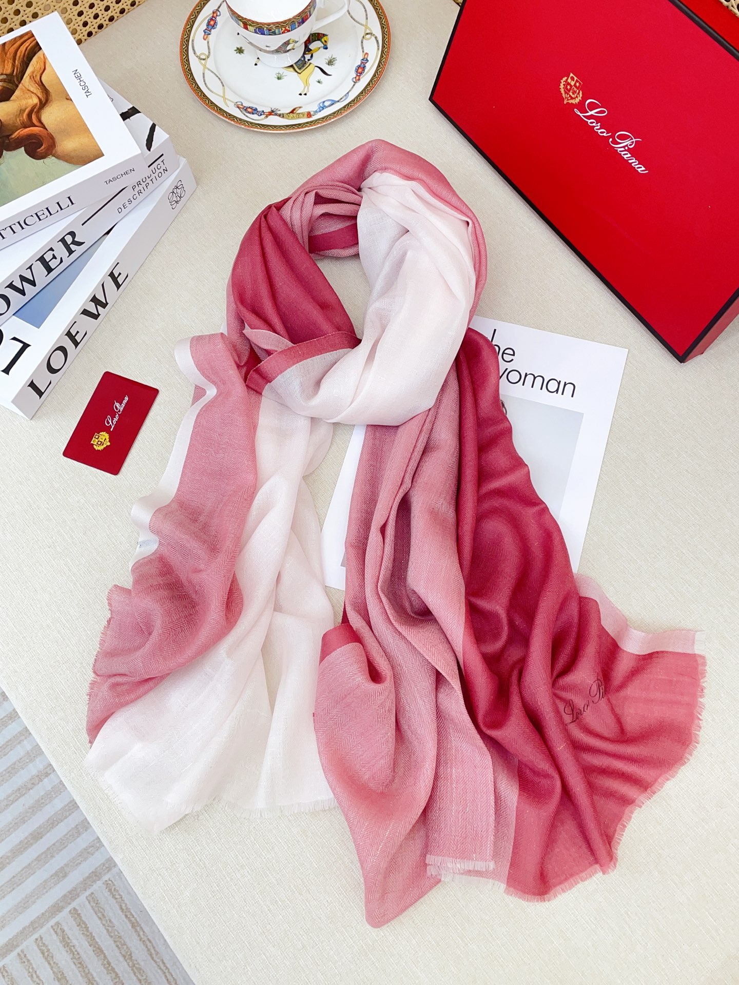 ✨✨【LP格纯色竖条纹长巾】‼️♨️高尖端产物⚠️重磅呈现 ，绝无仅有 史无前例 100%纯山羊绒 手感