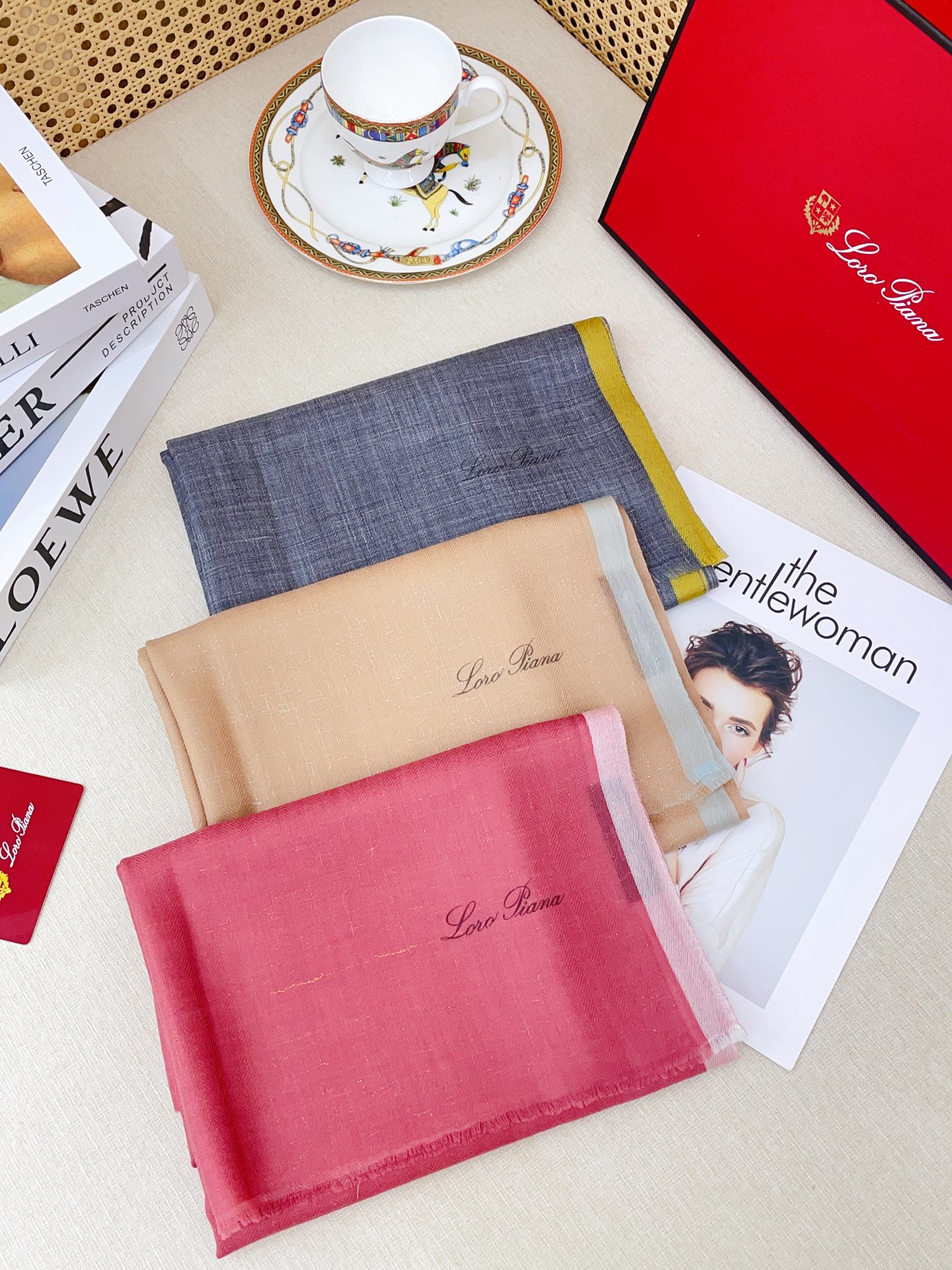 ✨✨【LP格纯色竖条纹长巾】‼️♨️高尖端产物⚠️重磅呈现 ，绝无仅有 史无前例 100%纯山羊绒 手感