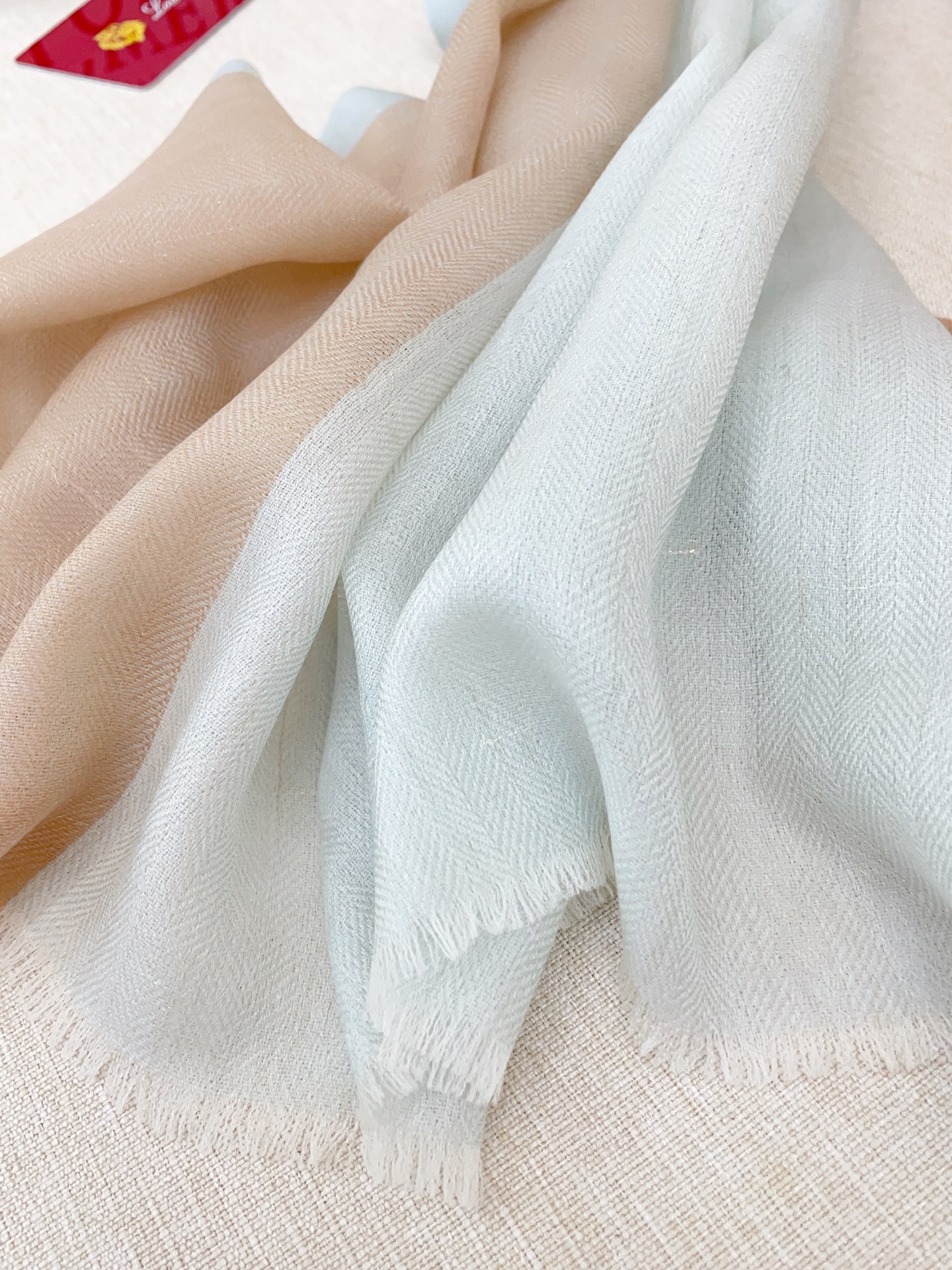 ✨✨【LP格纯色竖条纹长巾】‼️♨️高尖端产物⚠️重磅呈现 ，绝无仅有 史无前例 100%纯山羊绒 手感