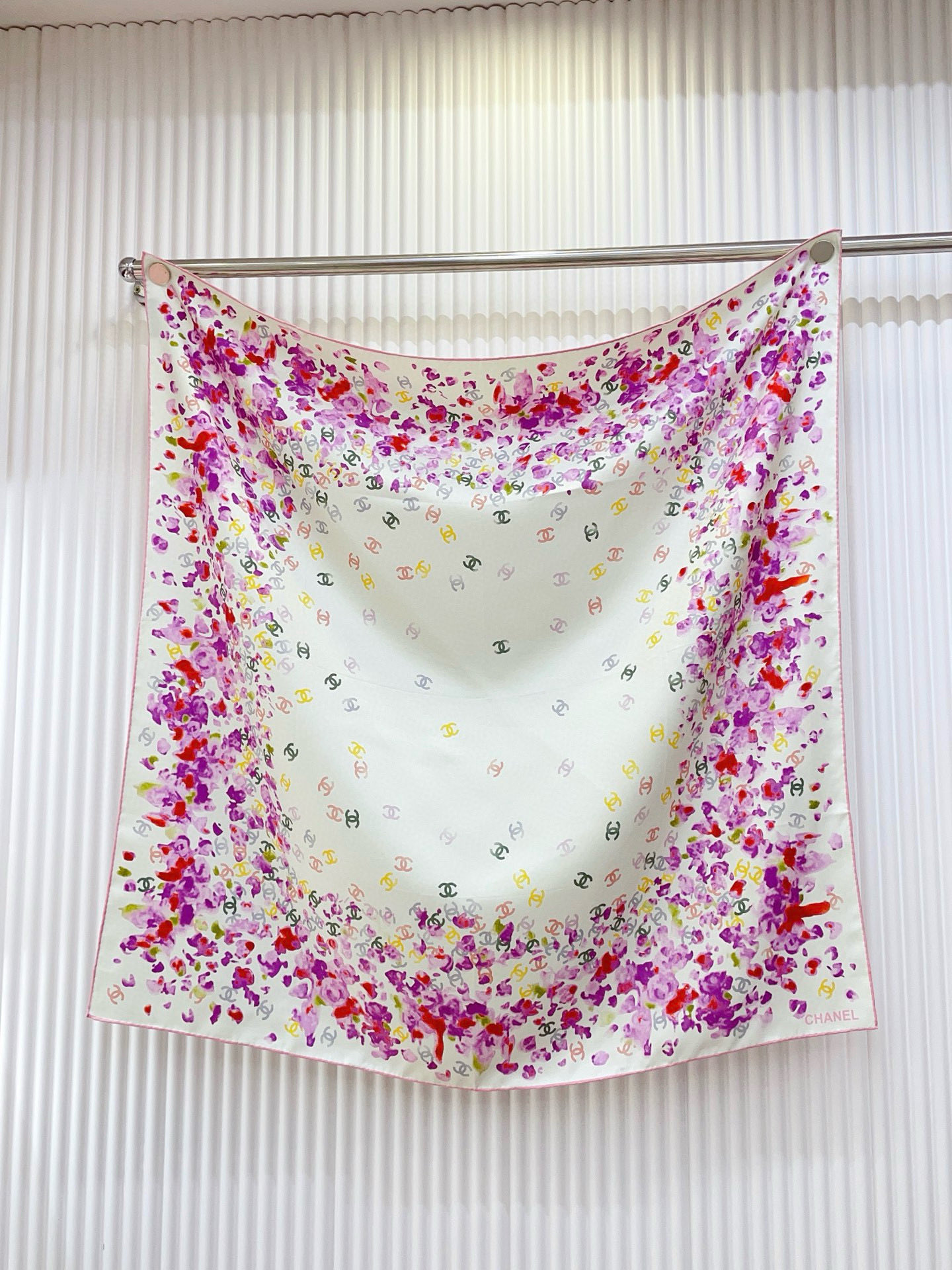 ✨✨【18姆米 双面同色】新款小香‼️美翻了[流泪]最新御用殿堂级极品‼️经典元素图案设计风格❗️美丽至