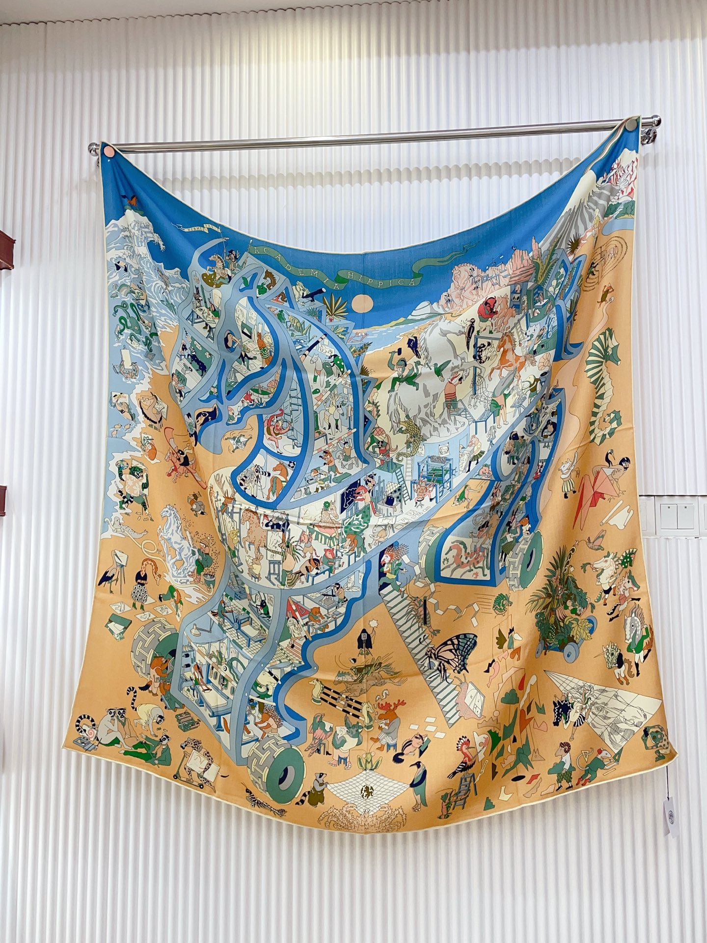 ✨✨【双面同色 丝毛款】H家羊绒新款 买了都说好看‼️推荐💕【马术学院 140】羊绒方巾‼️H家ZG爆款