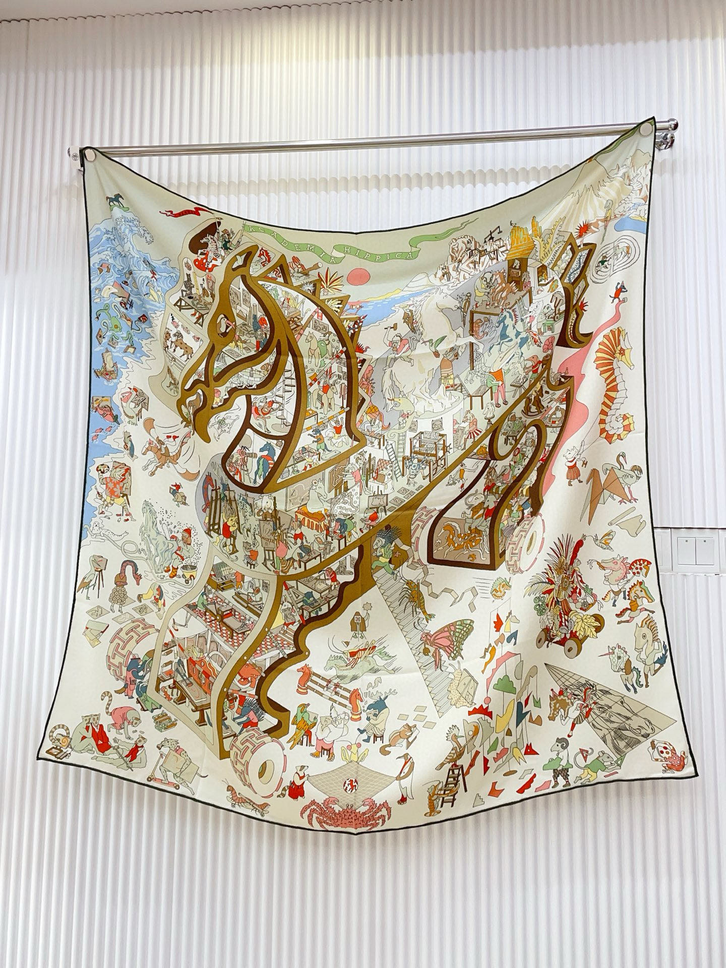 ✨✨【双面同色 丝毛款】H家羊绒新款 买了都说好看‼️推荐💕【马术学院 140】羊绒方巾‼️H家ZG爆款