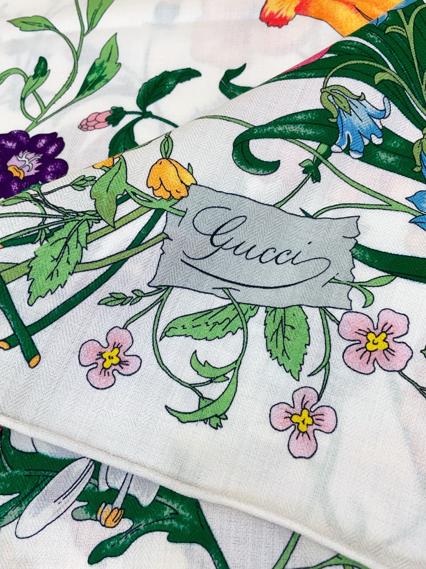 ✨✨【双面同色 丝毛款】大G【花卉140】羊绒方巾‼️抢‼️VIP推荐 ‼️👍下手一定要快【高端 大爱 