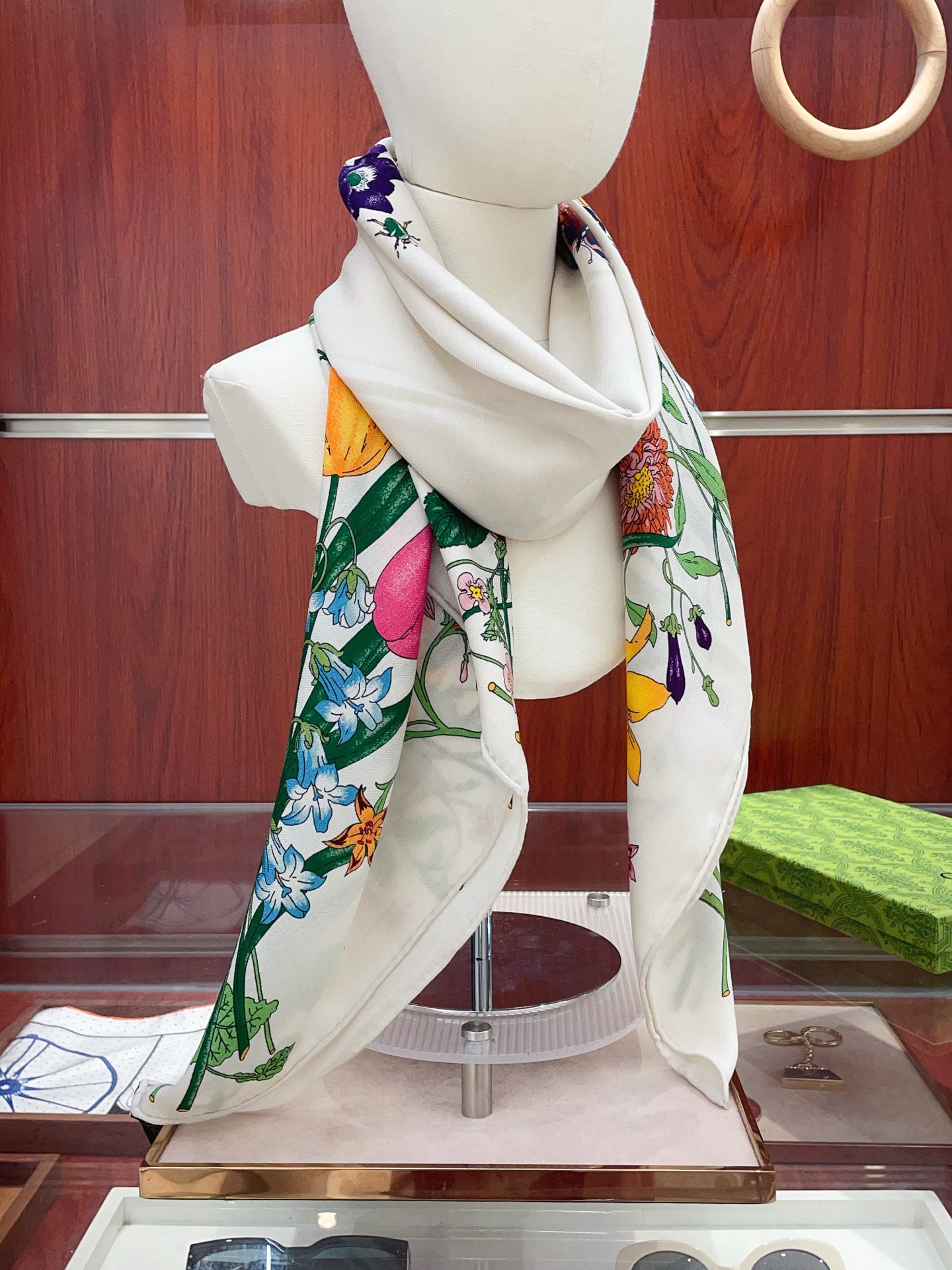 ✨✨【双面同色 丝毛款】大G【花卉140】羊绒方巾‼️抢‼️VIP推荐 ‼️👍下手一定要快【高端 大爱 