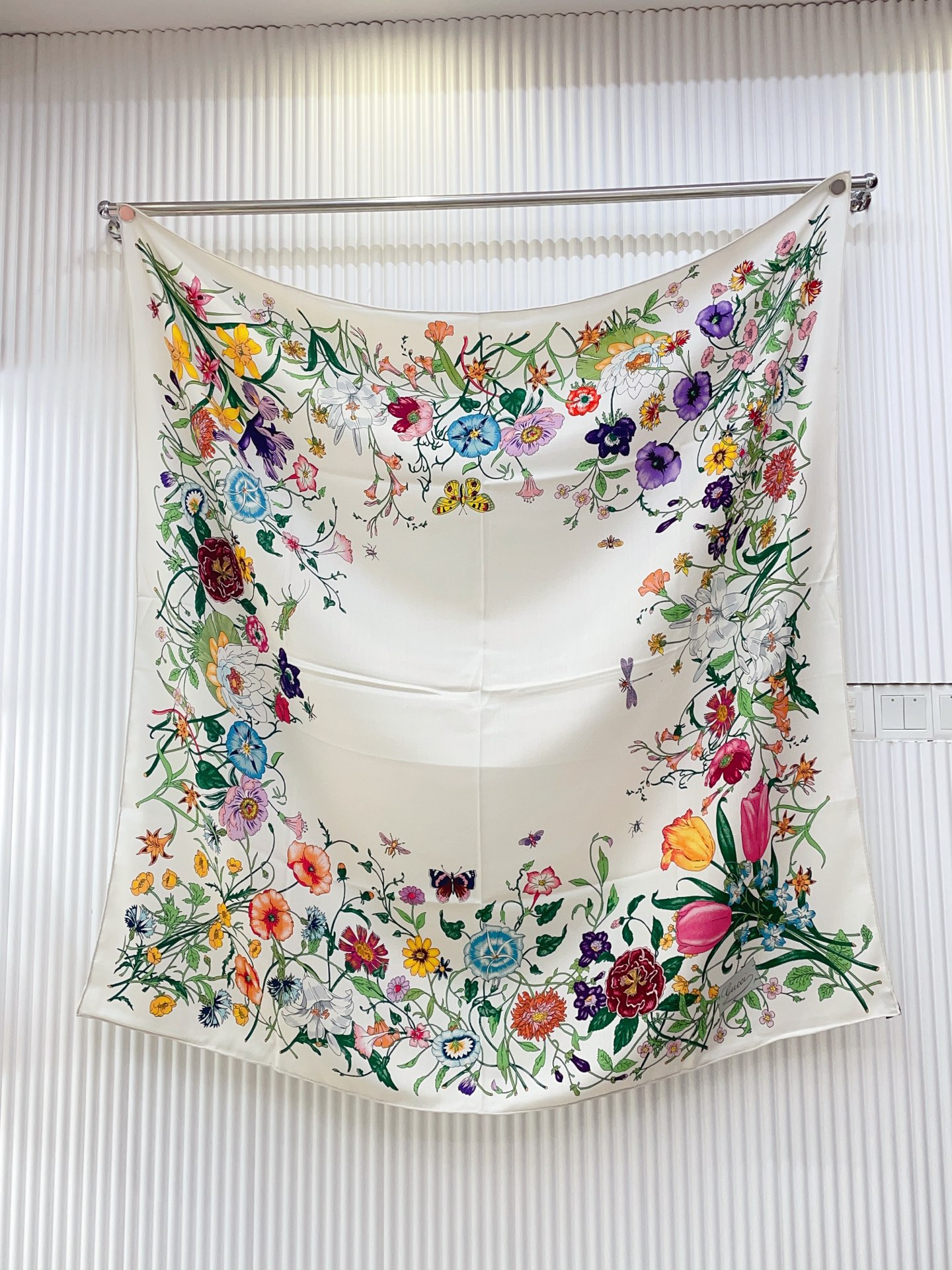 ✨✨【双面同色 丝毛款】大G【花卉140】羊绒方巾‼️抢‼️VIP推荐 ‼️👍下手一定要快【高端 大爱 