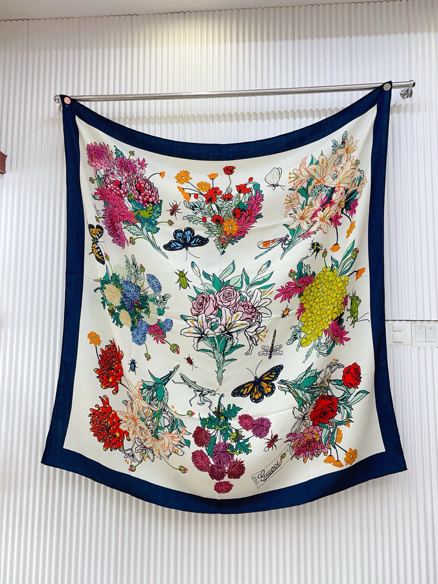 ✨✨【双面同色 丝毛款】大G【丛林花朵🌺140】羊绒方巾‼️抢‼️VIP推荐 ‼️👍下手一定要快【高端 