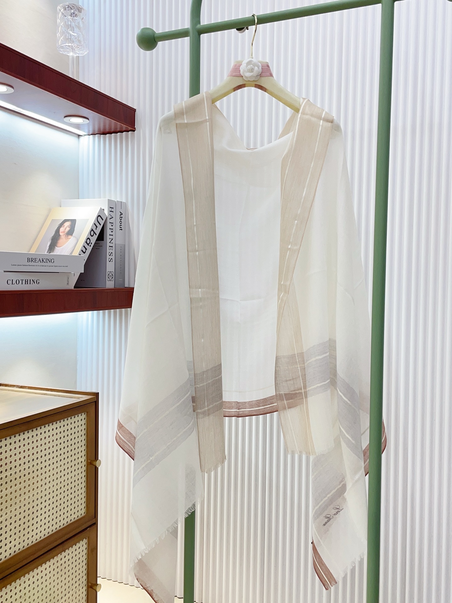 ✨✨【LP格纹条边长巾】‼️♨️高尖端产物⚠️重磅呈现 ，绝无仅有 史无前例 100%纯山羊绒 手感好到