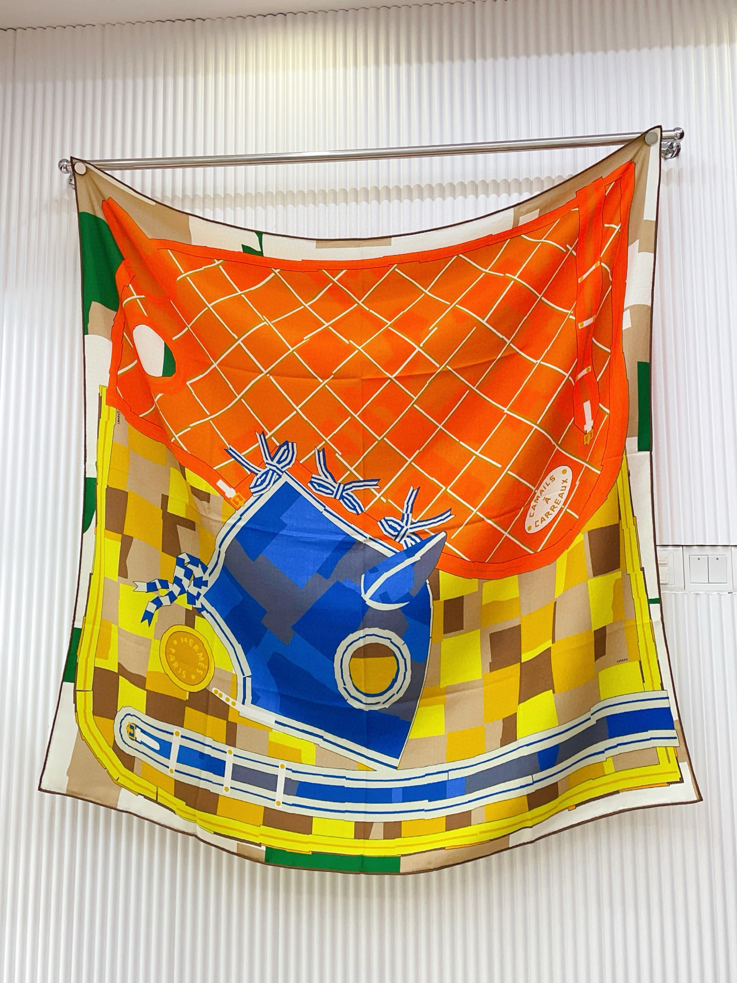 ✨✨【双面同色 丝毛款】H家羊绒新款 买了都说好看‼️推荐💕【格纹马面罩 140】羊绒方巾‼️H家ZG爆