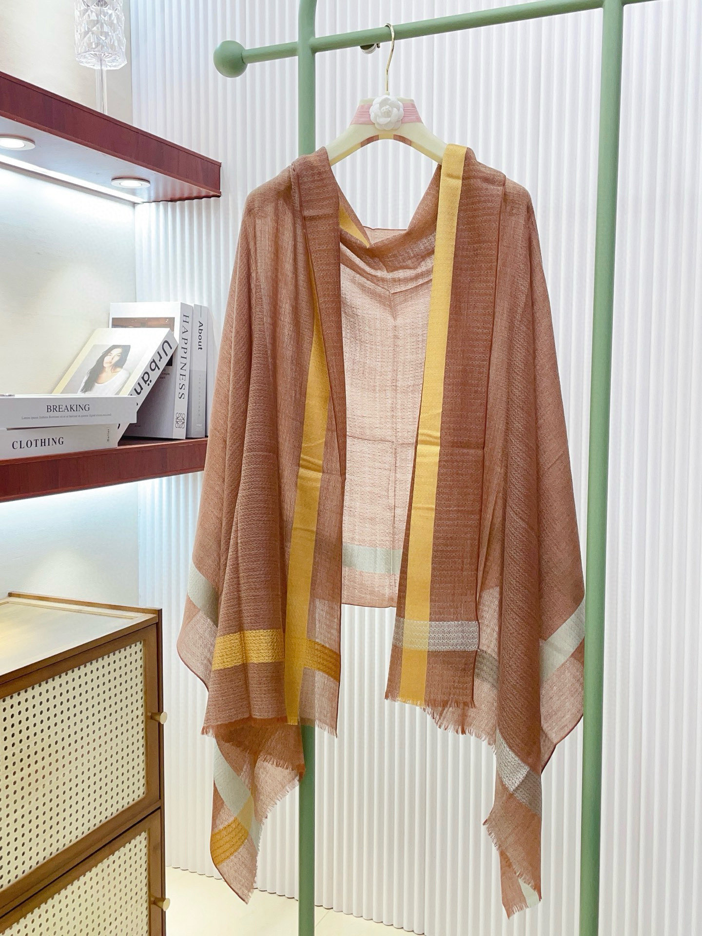 ✨✨【LP格纹波浪长巾】‼️♨️高尖端产物⚠️重磅呈现 ，绝无仅有 史无前例 100%纯山羊绒 手感好到