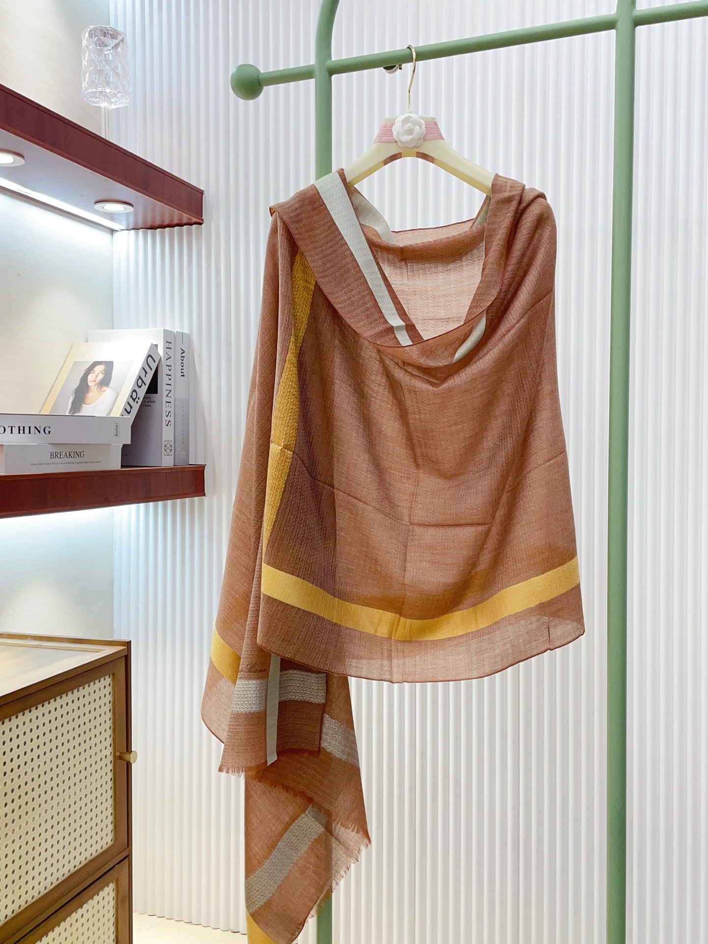 ✨✨【LP格纹波浪长巾】‼️♨️高尖端产物⚠️重磅呈现 ，绝无仅有 史无前例 100%纯山羊绒 手感好到