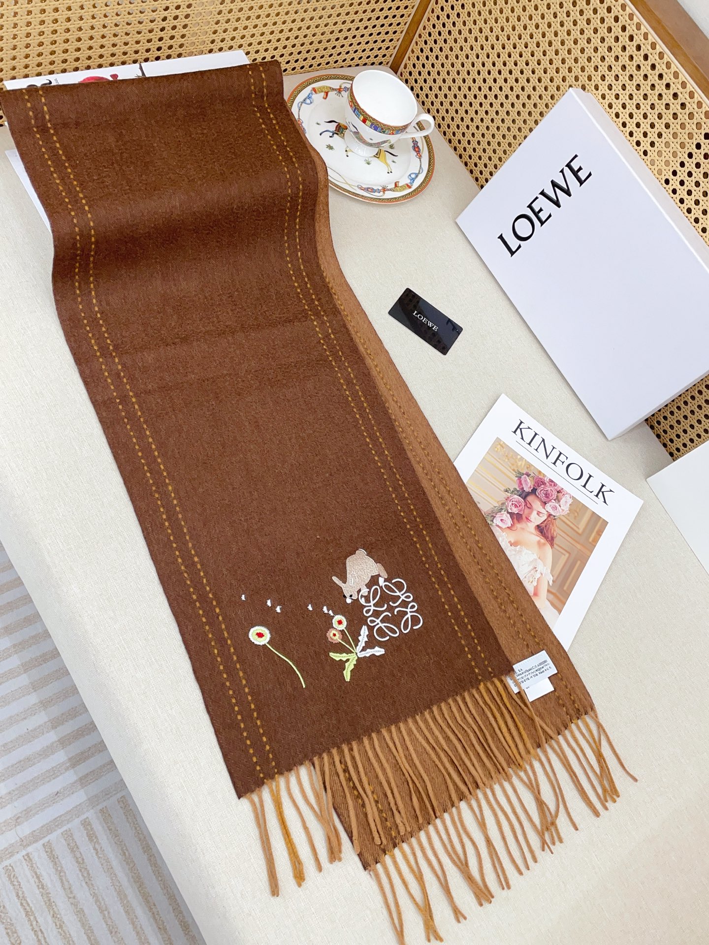 ✨✨罗意威🏖️【男女围巾】怒赞自留，难得的高端男款！LOE非常正的男士围巾~面料大爱，非常柔软细腻舒服，