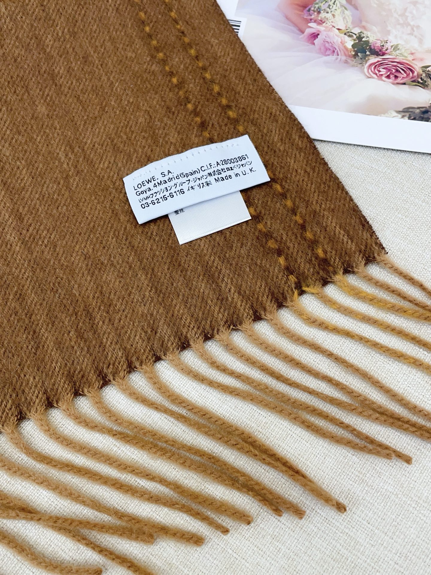 ✨✨罗意威🏖️【男女围巾】怒赞自留，难得的高端男款！LOE非常正的男士围巾~面料大爱，非常柔软细腻舒服，