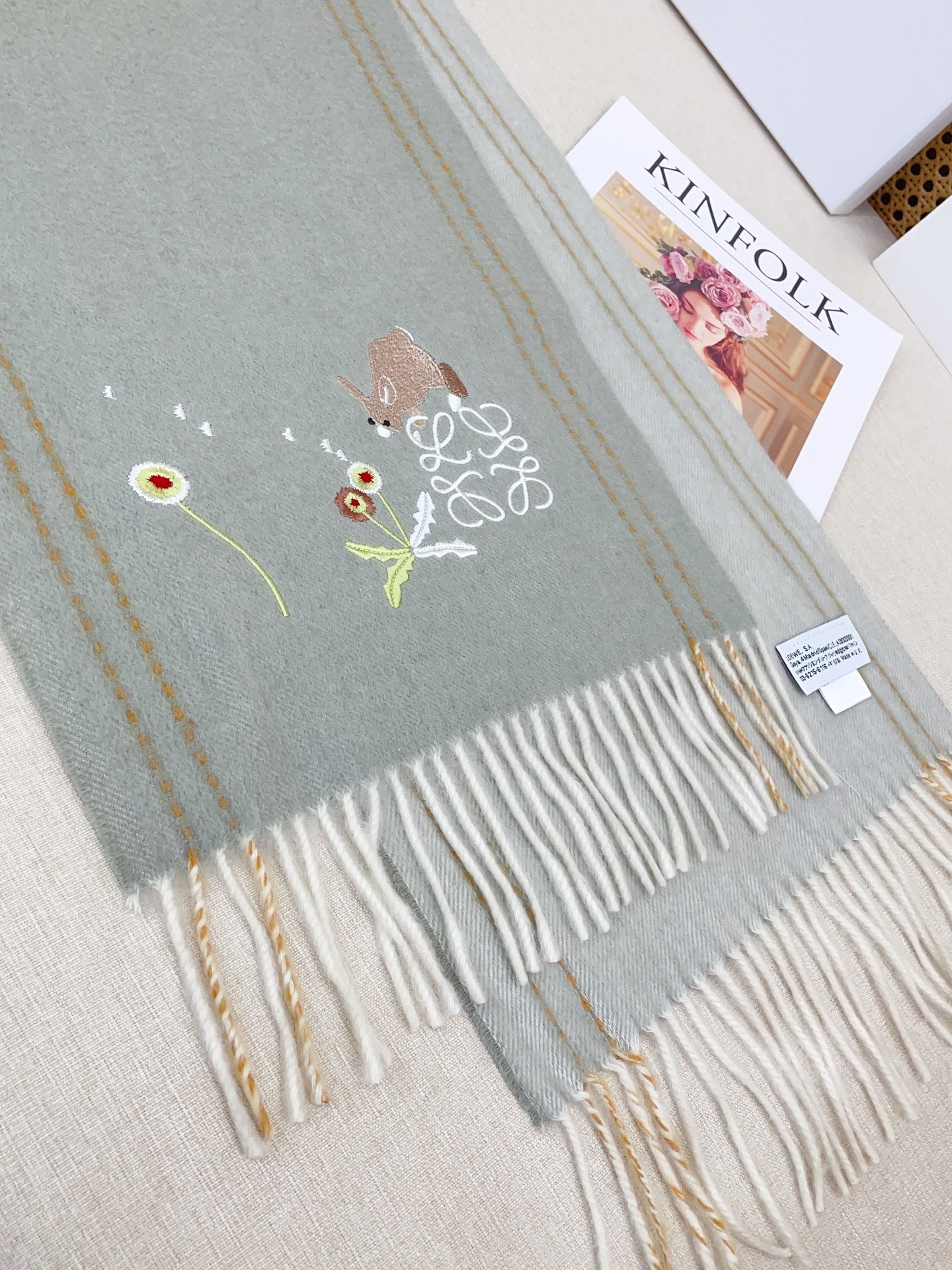 ✨✨罗意威🏖️【男女围巾】怒赞自留，难得的高端男款！LOE非常正的男士围巾~面料大爱，非常柔软细腻舒服，