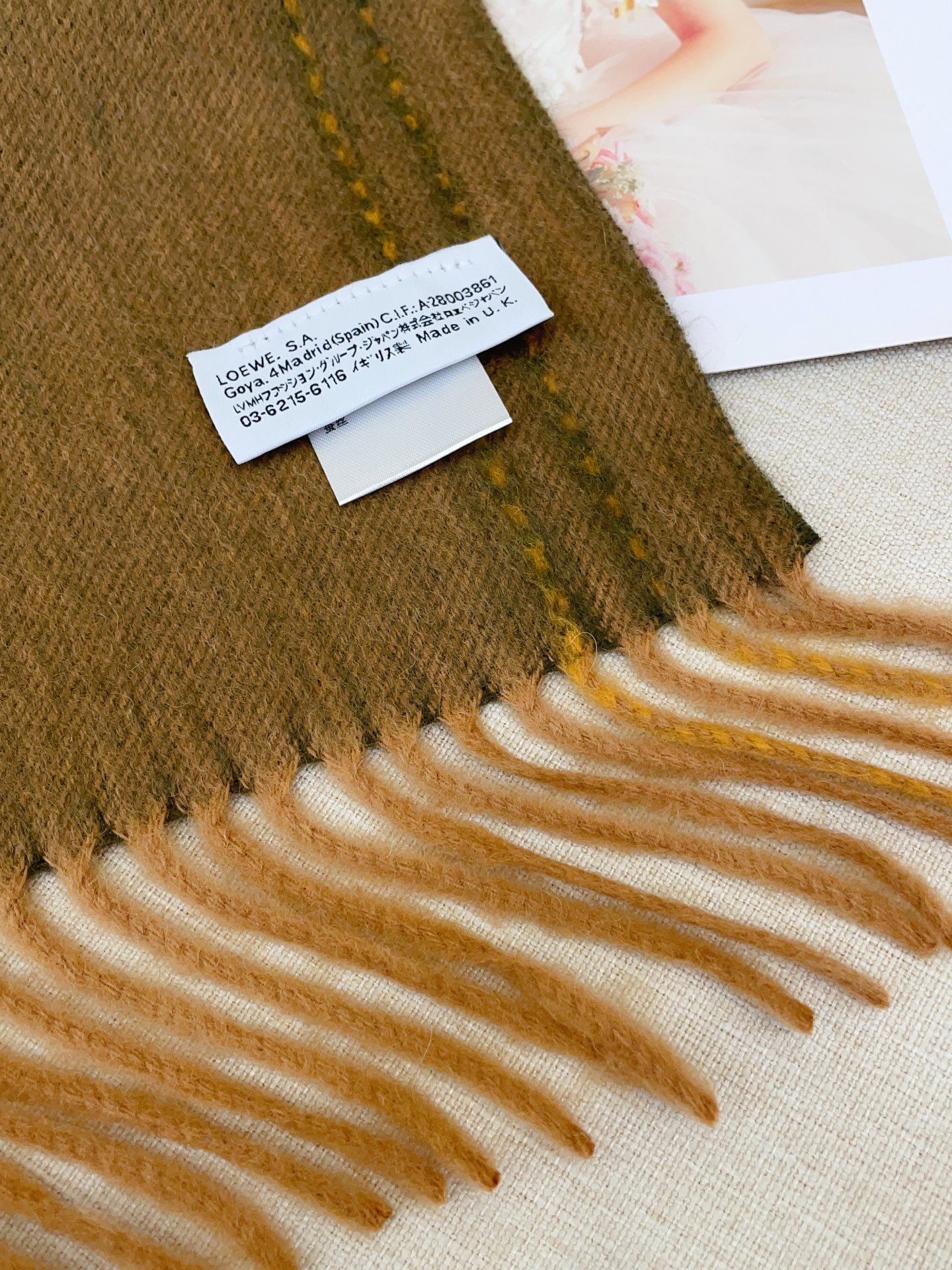 ✨✨罗意威🏖️【男女围巾】怒赞自留，难得的高端男款！LOE非常正的男士围巾~面料大爱，非常柔软细腻舒服，