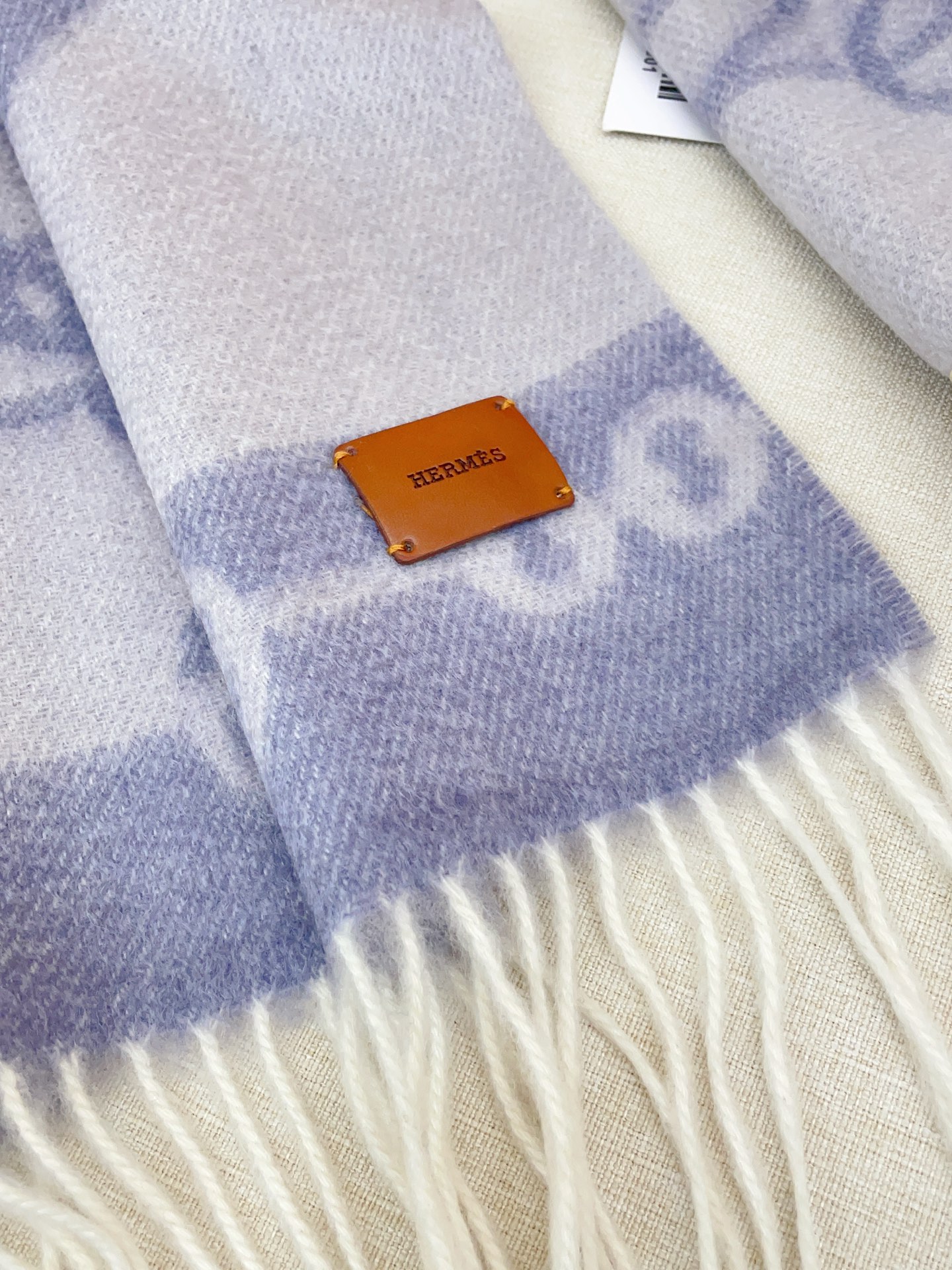 ✨✨【全羊绒款】H家新款【真皮LOGO】羊绒长巾‼️美翻了[流泪]御用殿堂级极品‼️男女同款 进口纯羊绒