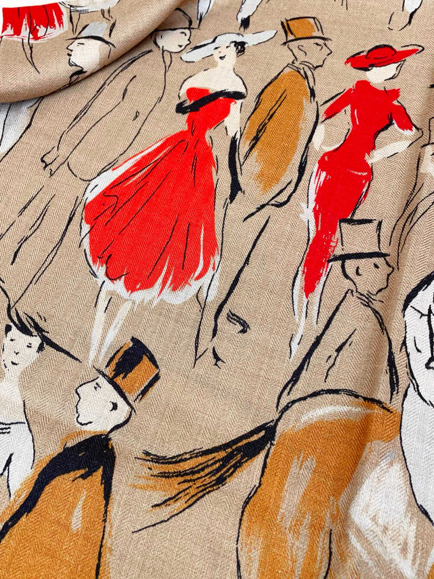 ✨✨【5️⃣色品质 双面同色 丝毛款】H家羊绒新款 买了都说好看‼️推荐💕【遛马场 140】羊绒方巾‼️