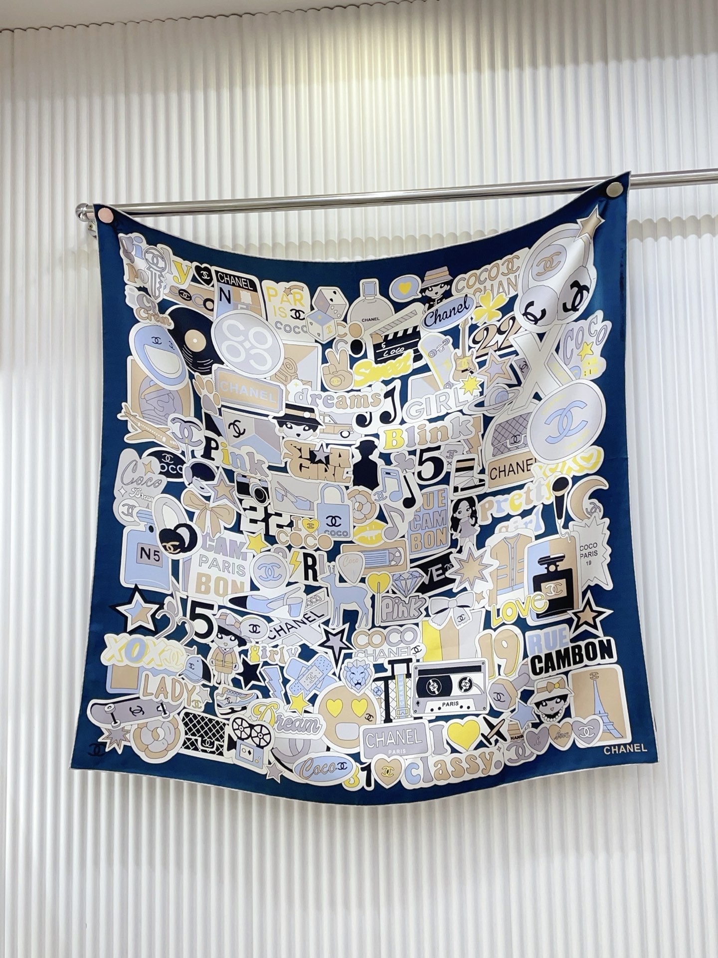 ✨✨【18姆米 双面同色】新款小香‼️美翻了[流泪]最新御用殿堂级极品‼️经典元素图案设计风格❗️美丽至