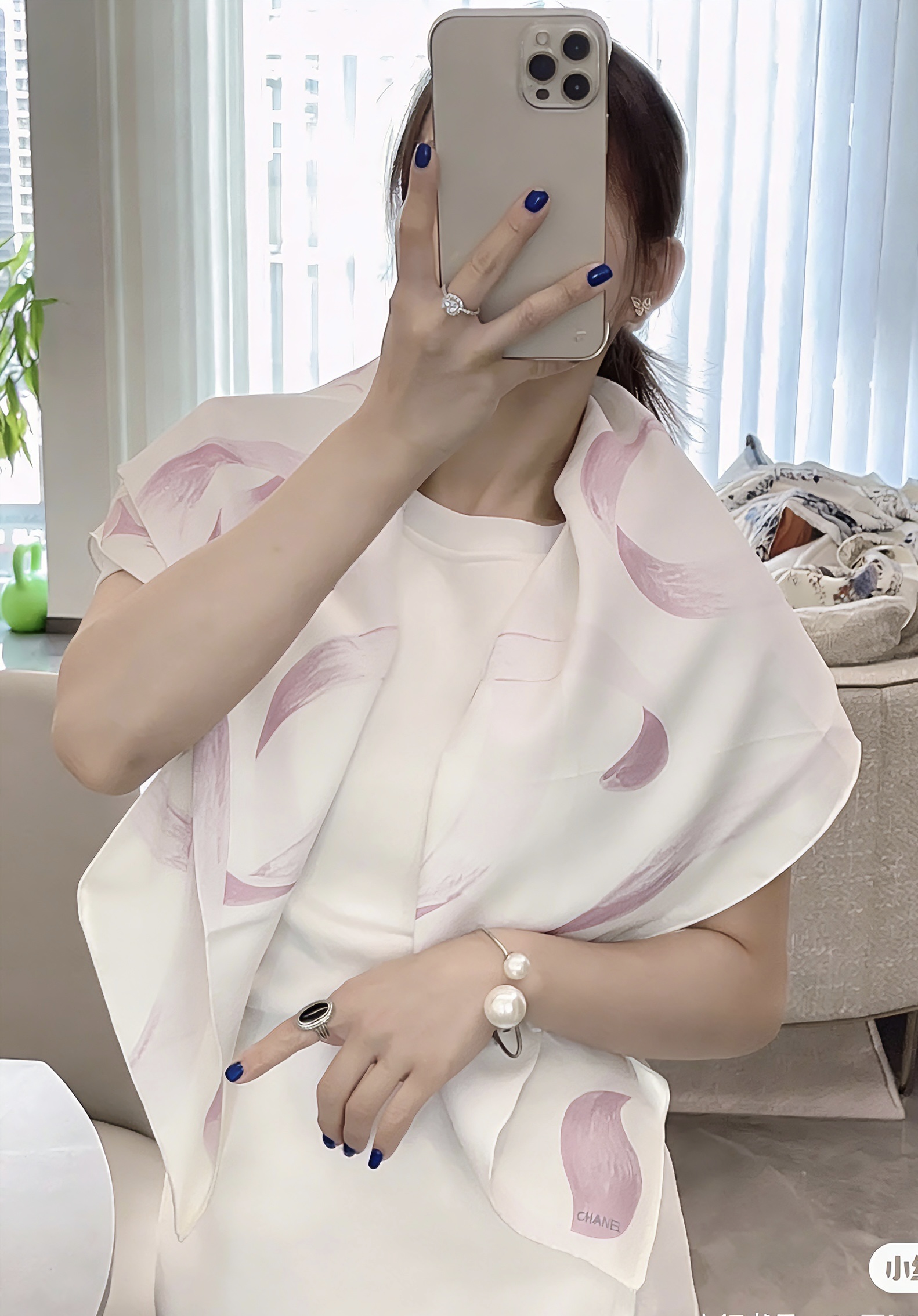 ✨✨【18姆米 双面同色】新款小香‼️美翻了[流泪]最新御用殿堂级极品‼️经典元素图案设计风格❗️美丽至