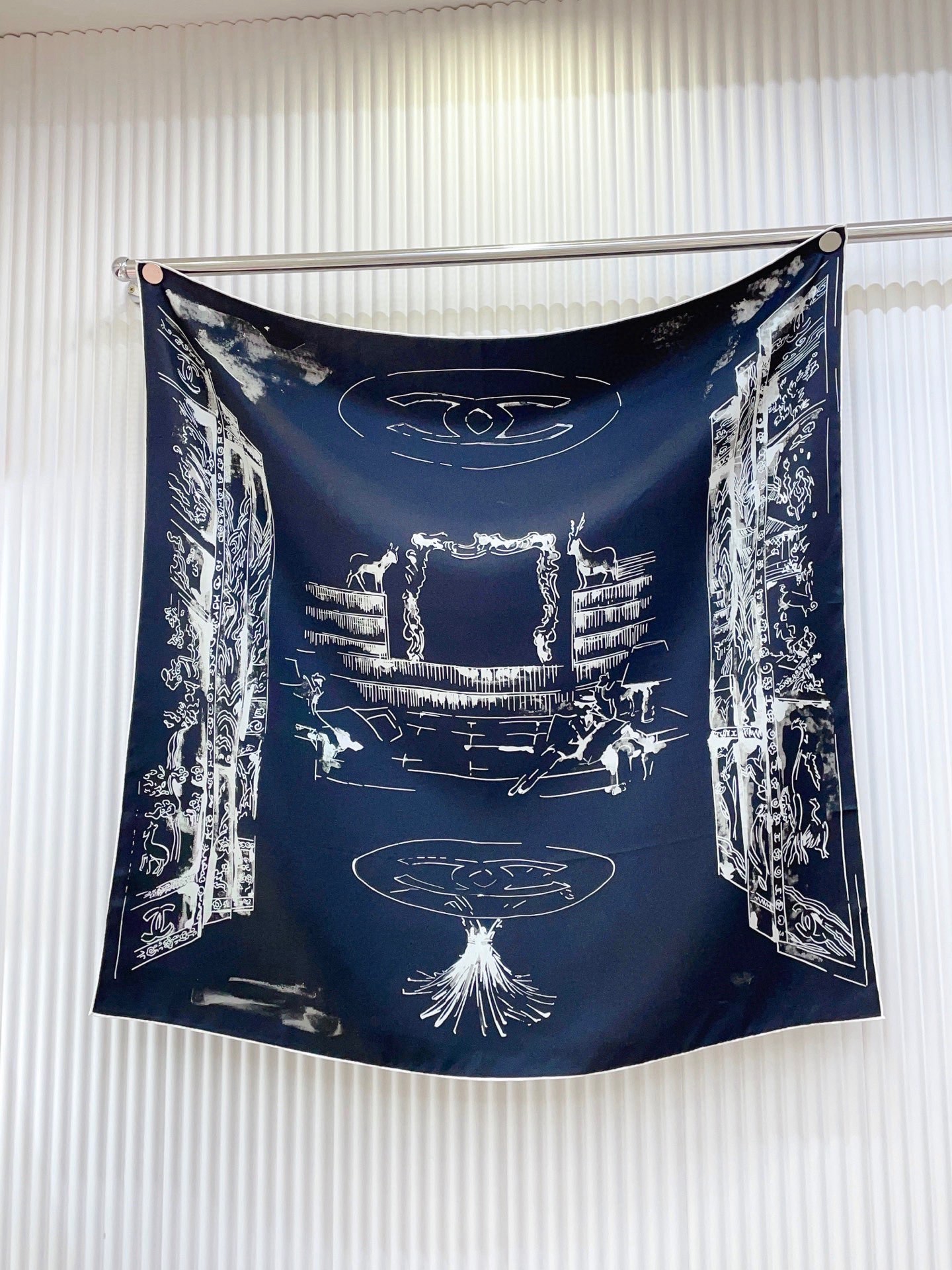 ✨✨【18姆米 双面同色】新款小香‼️美翻了[流泪]最新御用殿堂级极品‼️经典元素图案设计风格❗️美丽至