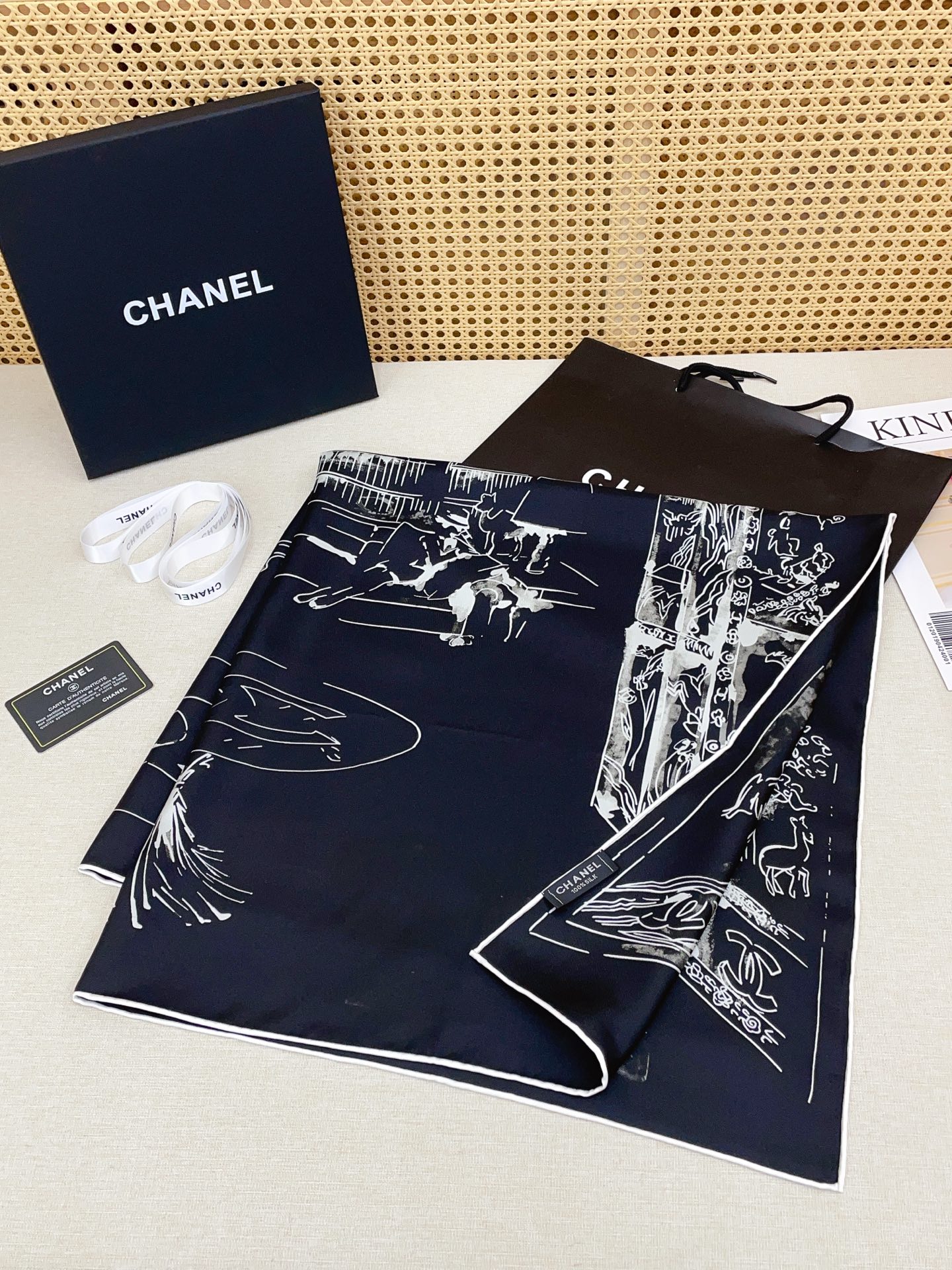 ✨✨【18姆米 双面同色】新款小香‼️美翻了[流泪]最新御用殿堂级极品‼️经典元素图案设计风格❗️美丽至