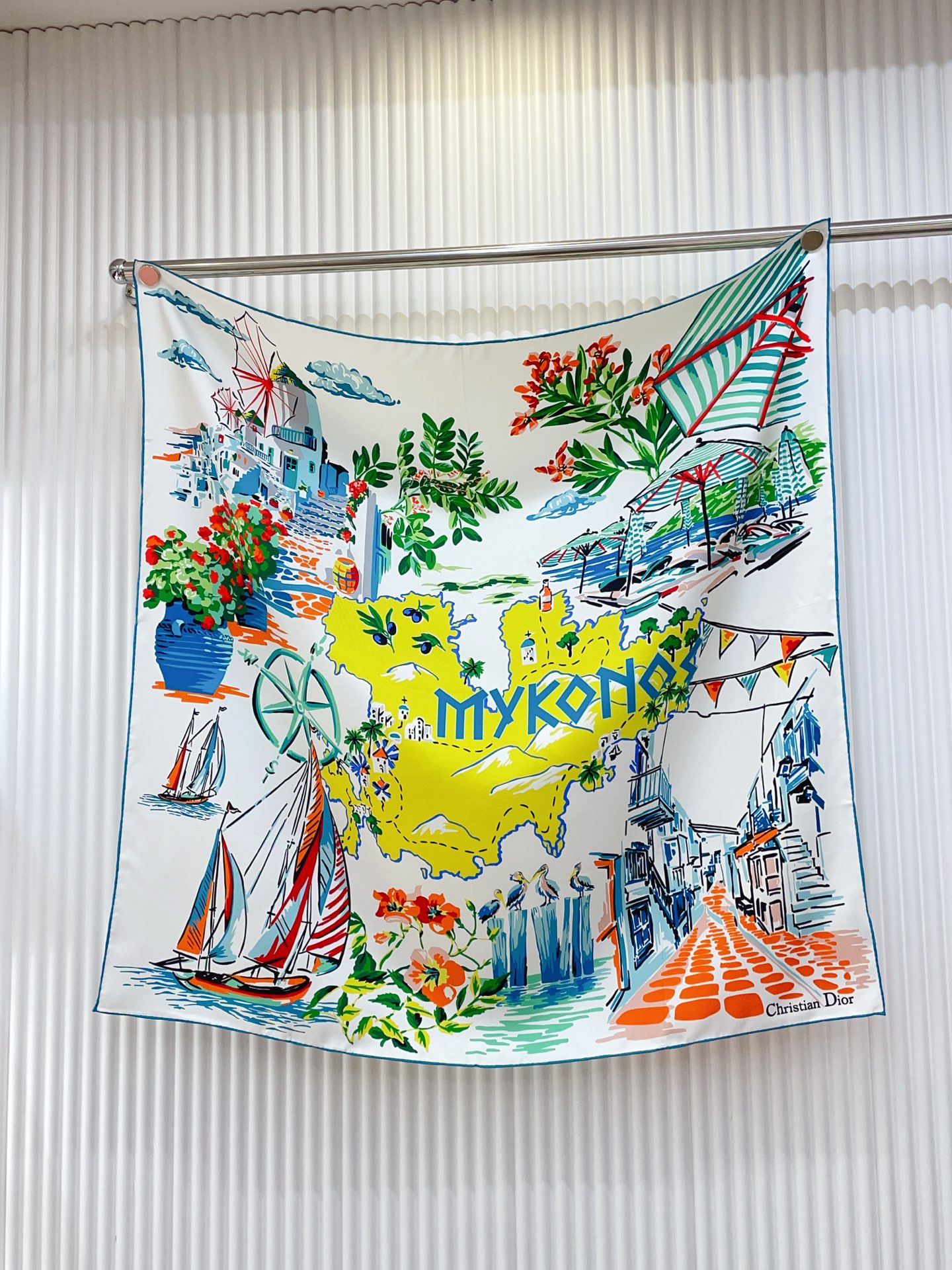 ✨✨【18姆米 双面同色】高级感爆棚❗️CD【城市🌆元素90】高级时髦风‼️配色非常考究，图案匠心，上身