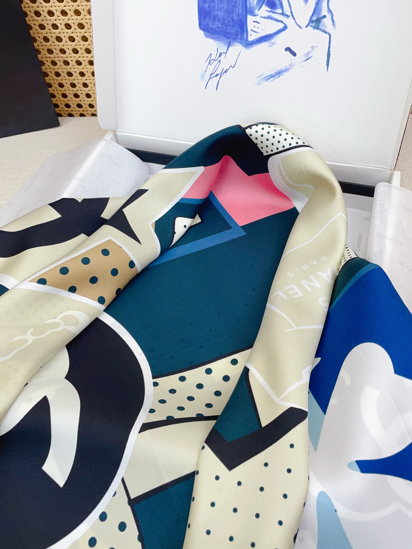 ✨✨【18姆米 双面同色】新款小香【经典元素组合】‼️美翻了[流泪]御用殿堂级极品‼️经典元素图案设计风