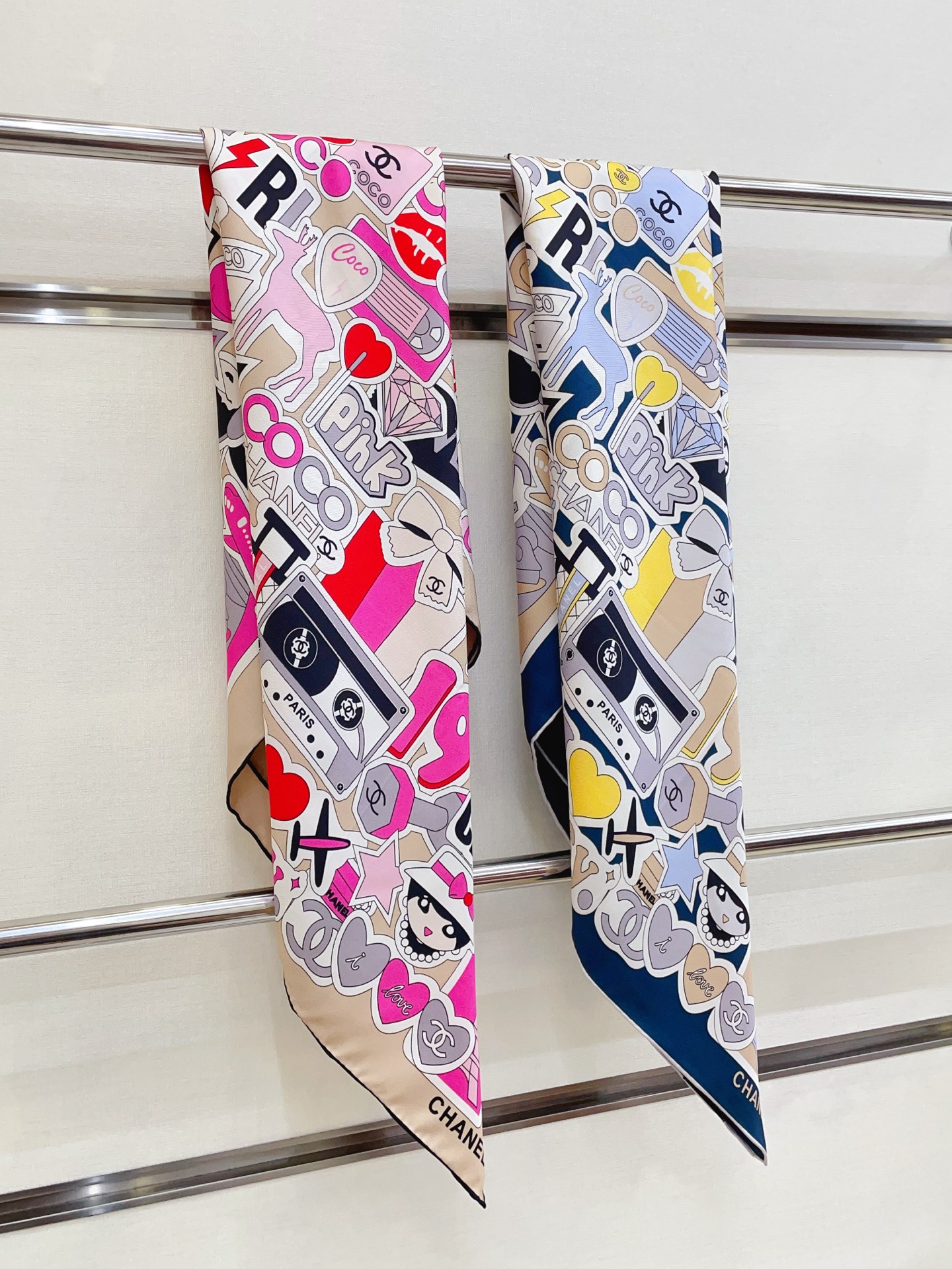 ✨✨【18姆米 双面同色】新款小香‼️美翻了[流泪]最新御用殿堂级极品‼️经典元素图案设计风格❗️美丽至