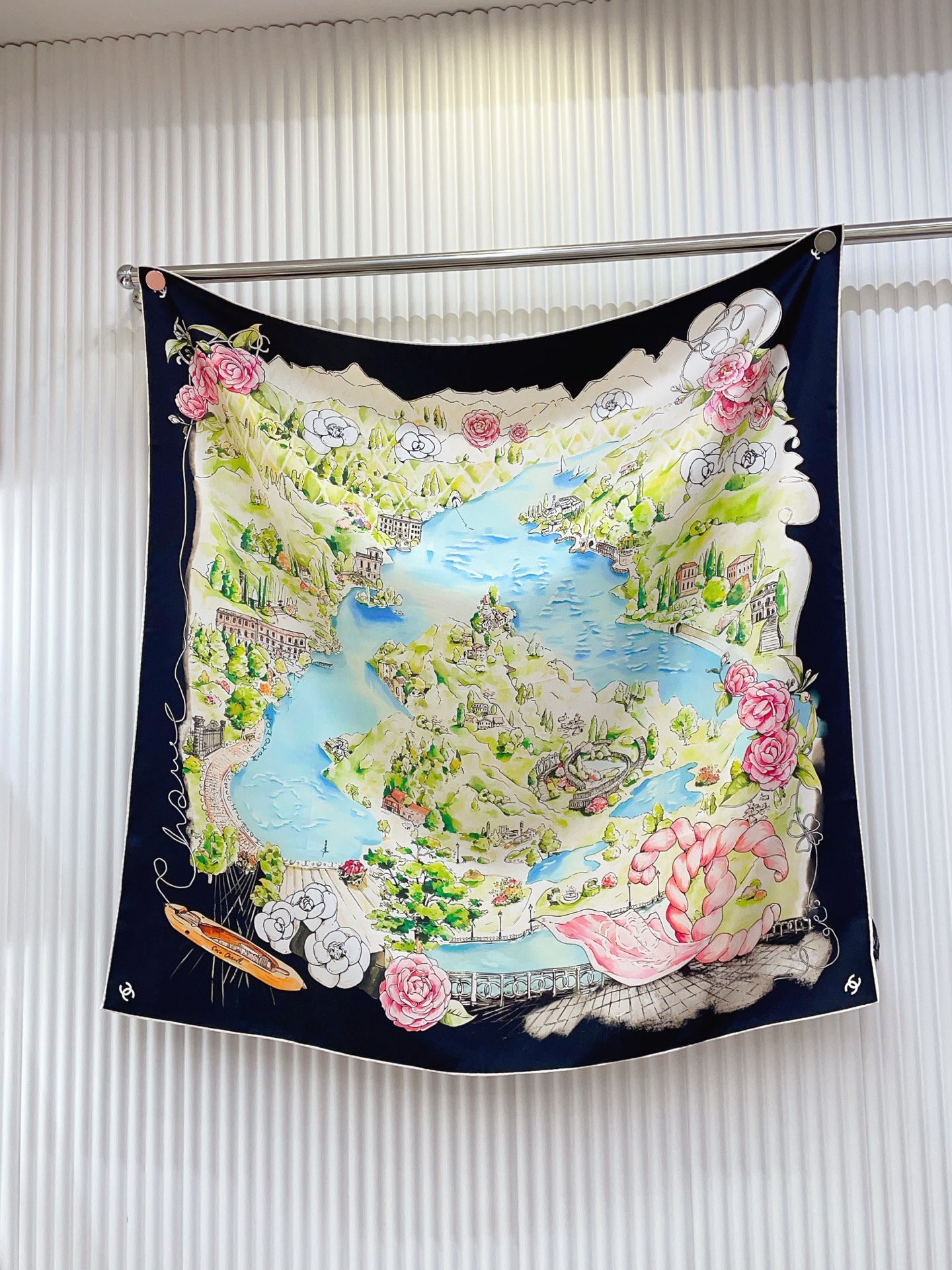 ✨✨【18姆米 双面同色】新款小香‼️美翻了[流泪]最新御用殿堂级极品‼️经典元素图案设计风格❗️美丽至