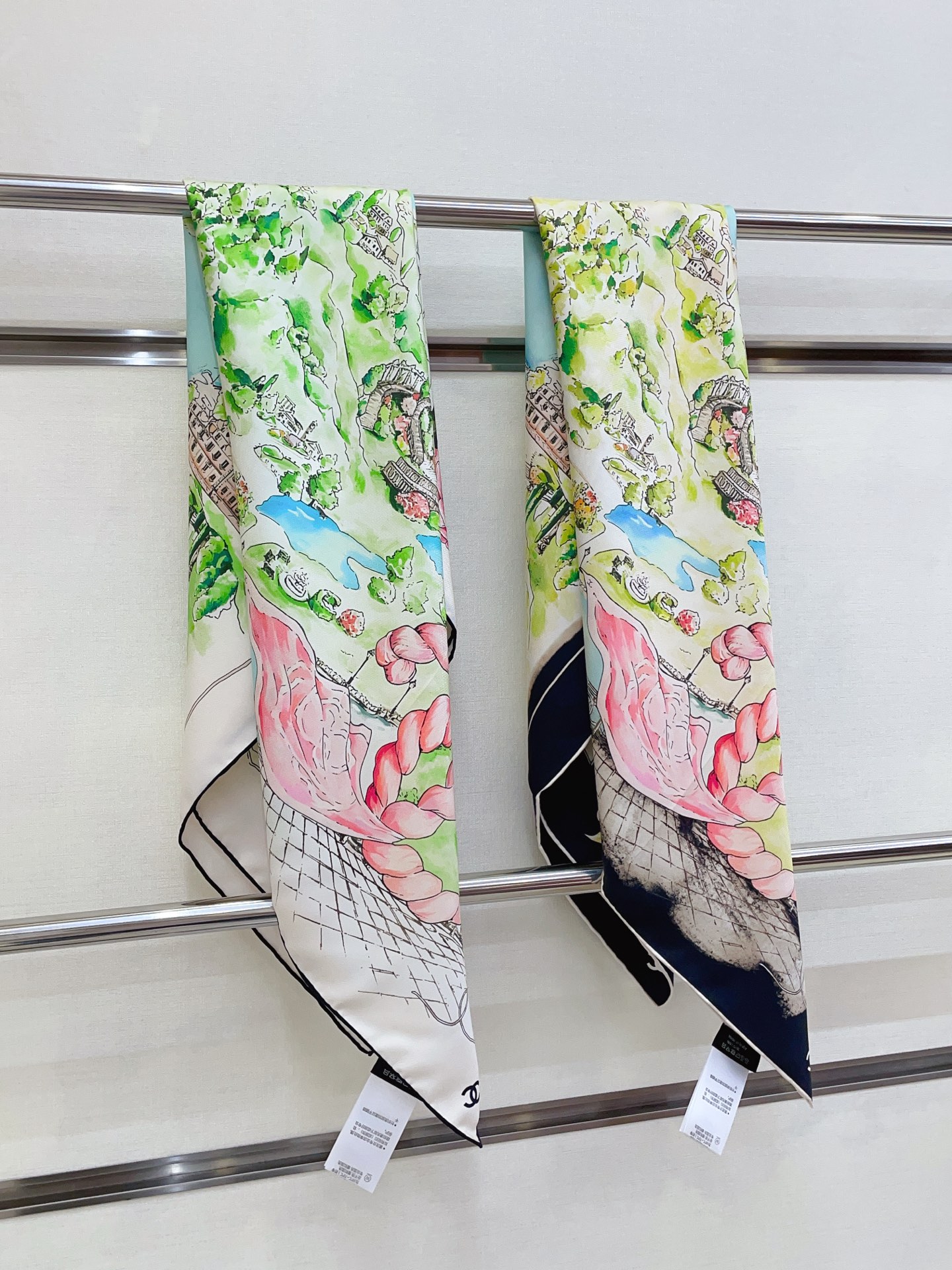 ✨✨【18姆米 双面同色】新款小香‼️美翻了[流泪]最新御用殿堂级极品‼️经典元素图案设计风格❗️美丽至