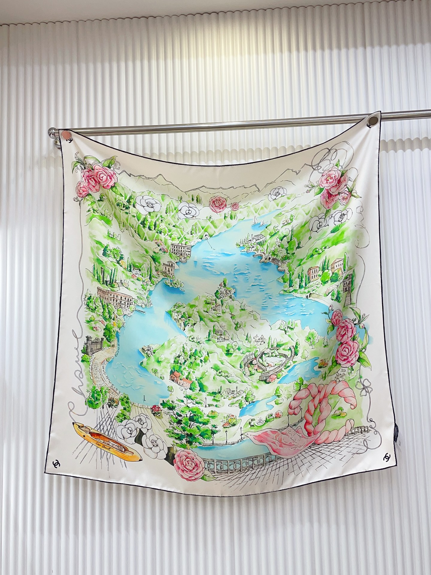 ✨✨【18姆米 双面同色】新款小香‼️美翻了[流泪]最新御用殿堂级极品‼️经典元素图案设计风格❗️美丽至