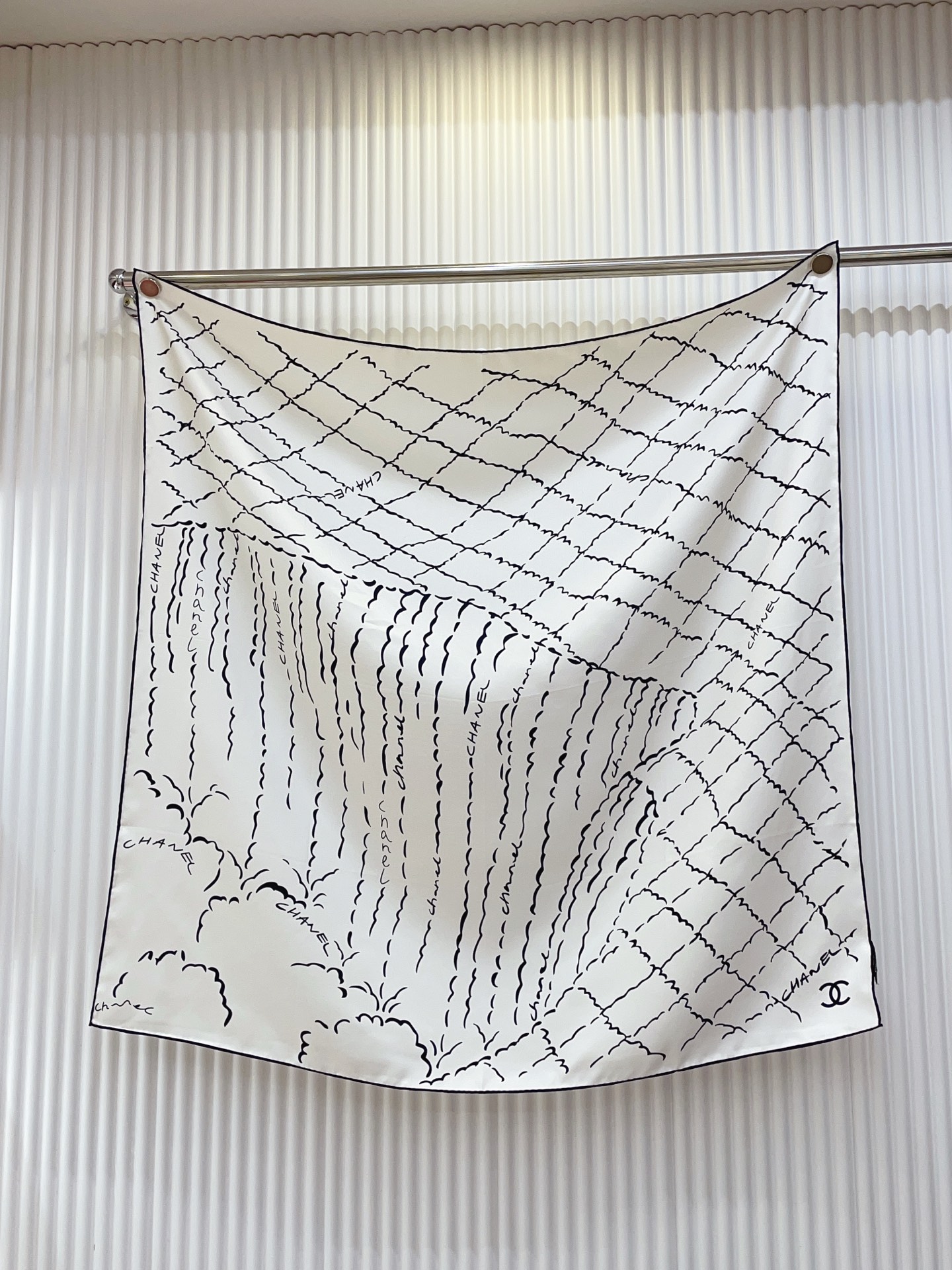 ✨✨【18姆米 双面同色】新款小香‼️美翻了[流泪]最新御用殿堂级极品‼️经典元素图案设计风格❗️美丽至