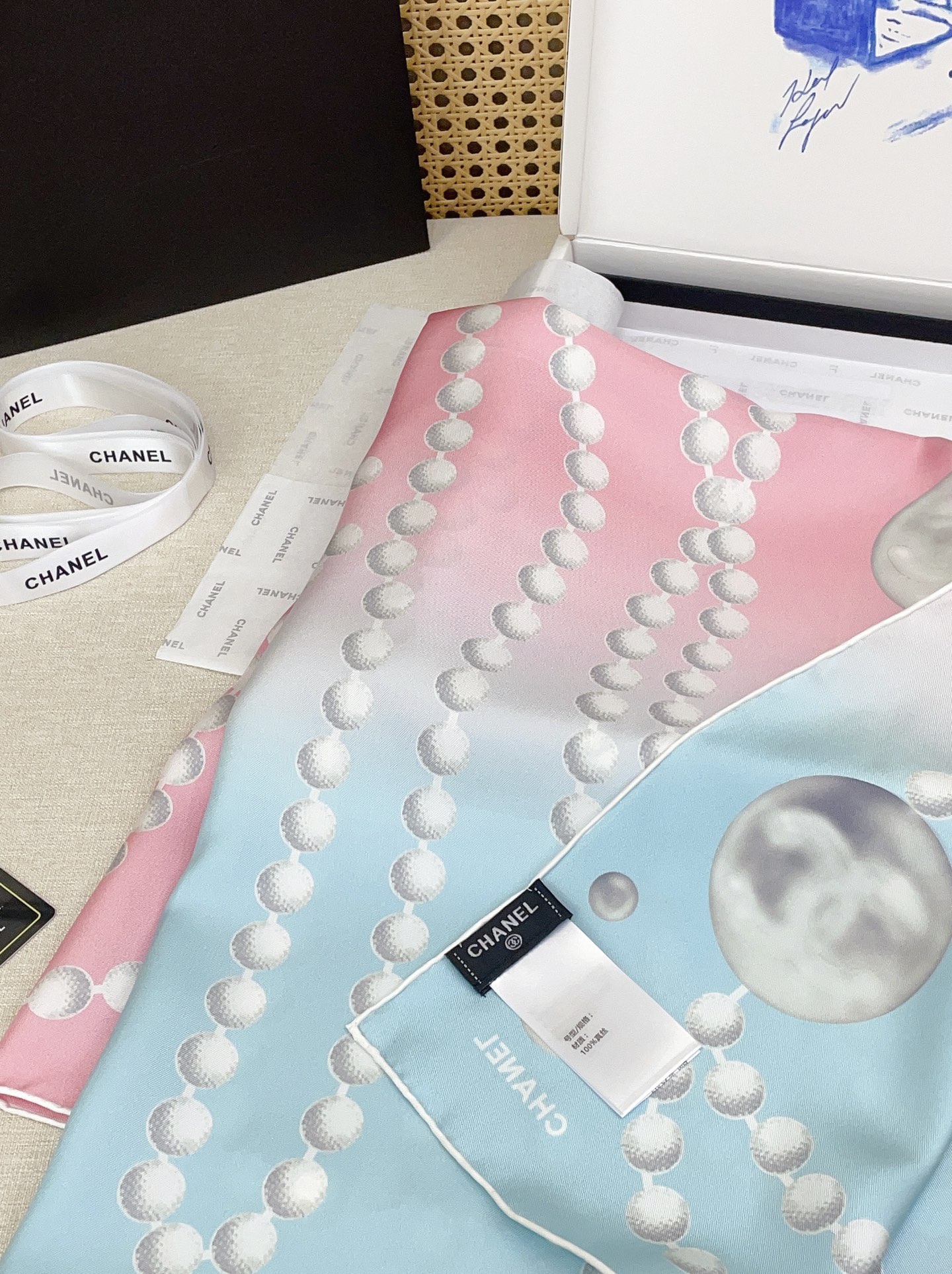 ✨✨【18姆米 双面同色】新款小香‼️美翻了[流泪]最新御用殿堂级极品‼️经典元素图案设计风格❗️美丽至