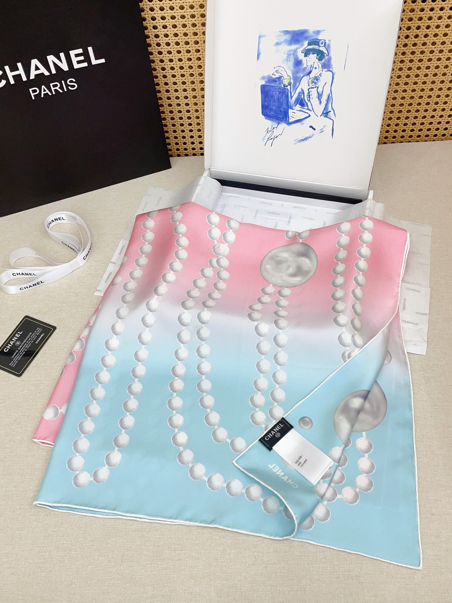 ✨✨【18姆米 双面同色】新款小香‼️美翻了[流泪]最新御用殿堂级极品‼️经典元素图案设计风格❗️美丽至