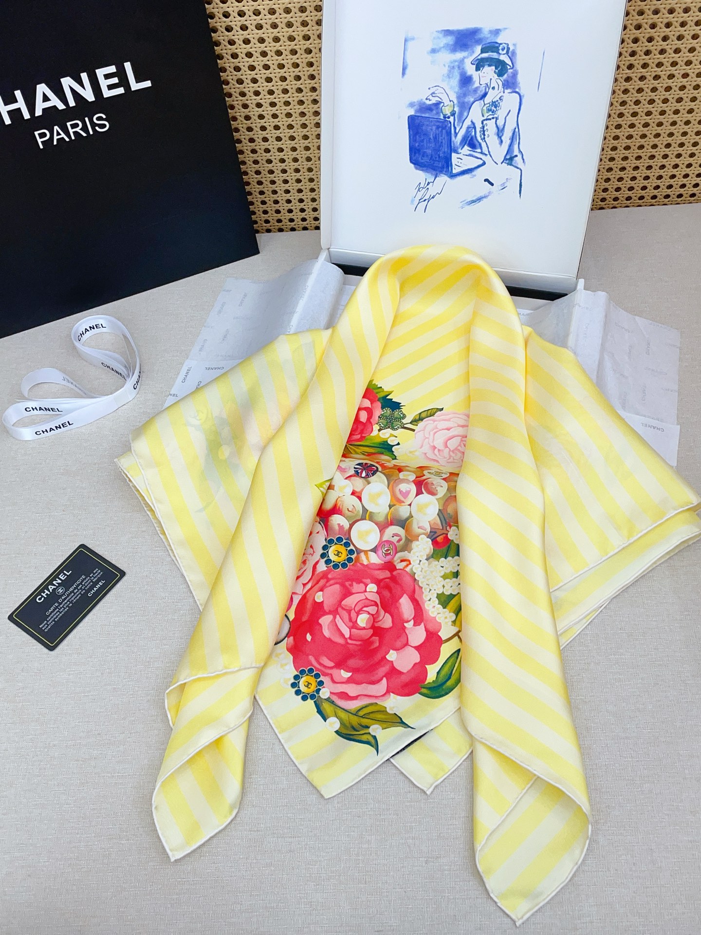 ✨✨【18姆米 双面同色】新款小香‼️美翻了[流泪]最新御用殿堂级极品‼️经典元素图案设计风格❗️美丽至