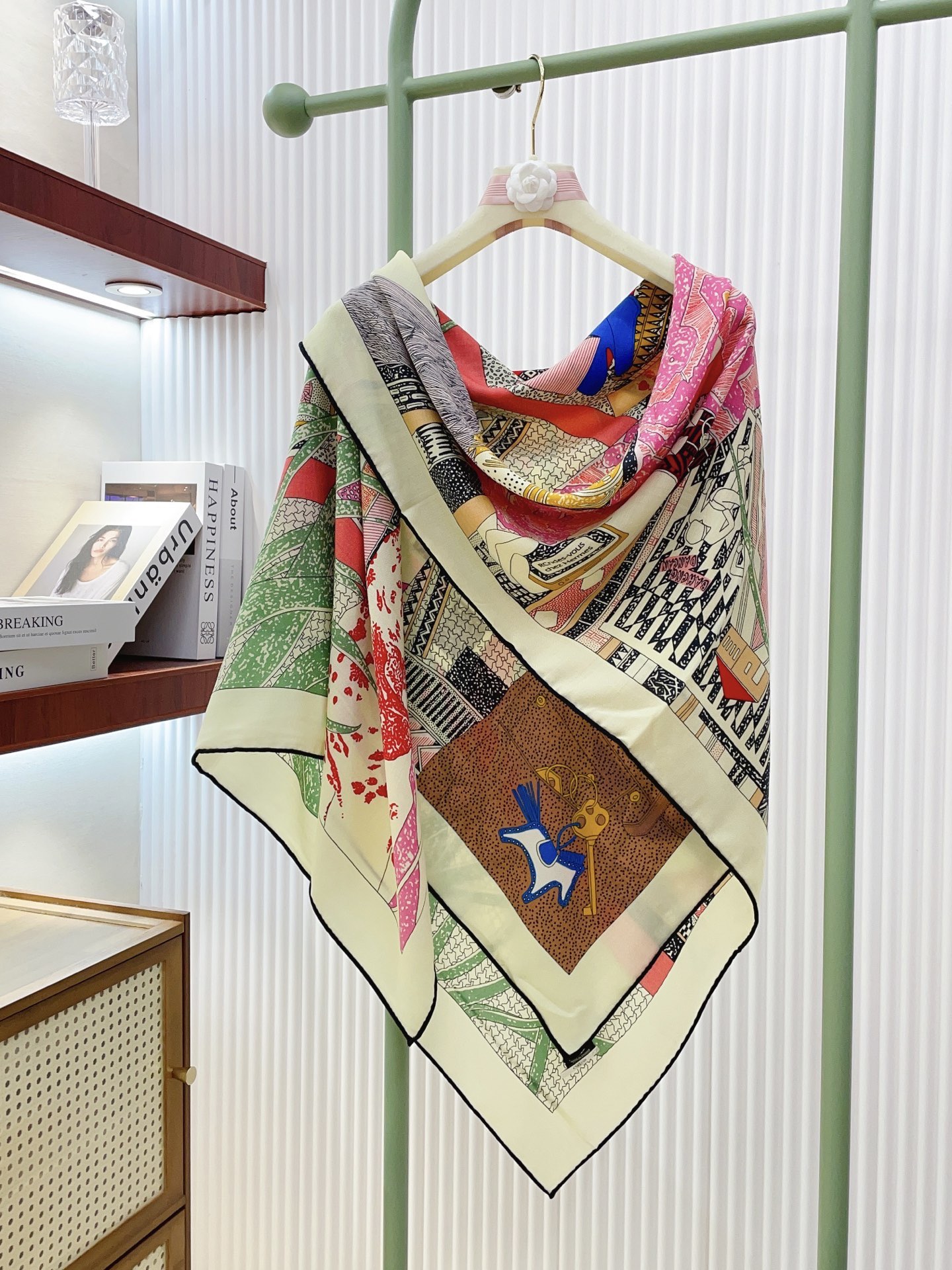 ✨✨【双面同色 丝毛款】H家羊绒新款 买了都说好看‼️推荐💕【爱马仕之约 140】羊绒方巾‼️H家ZG爆