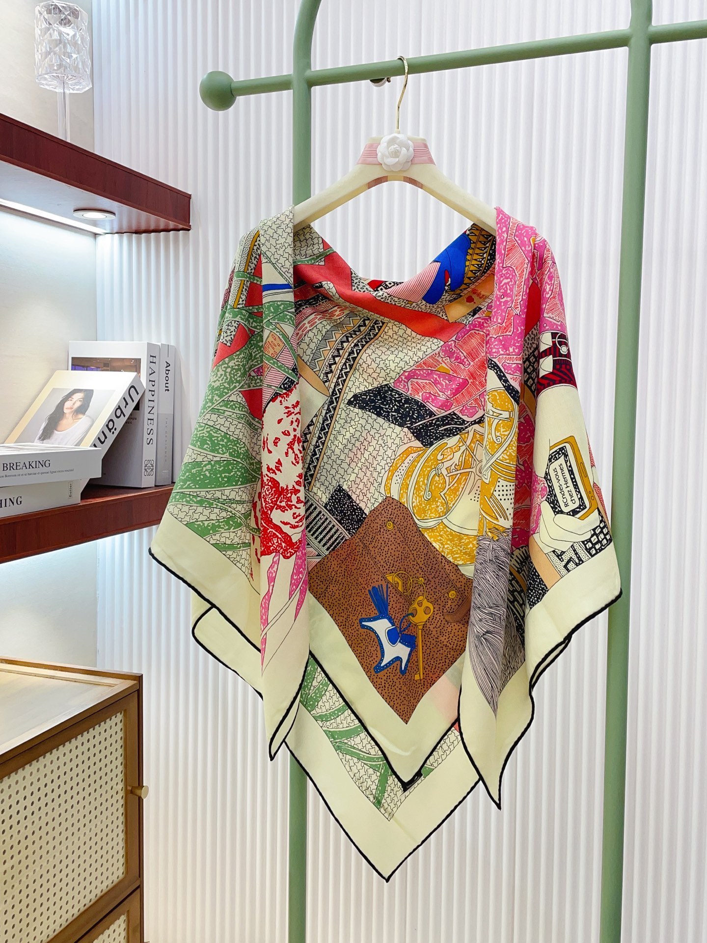 ✨✨【双面同色 丝毛款】H家羊绒新款 买了都说好看‼️推荐💕【爱马仕之约 140】羊绒方巾‼️H家ZG爆