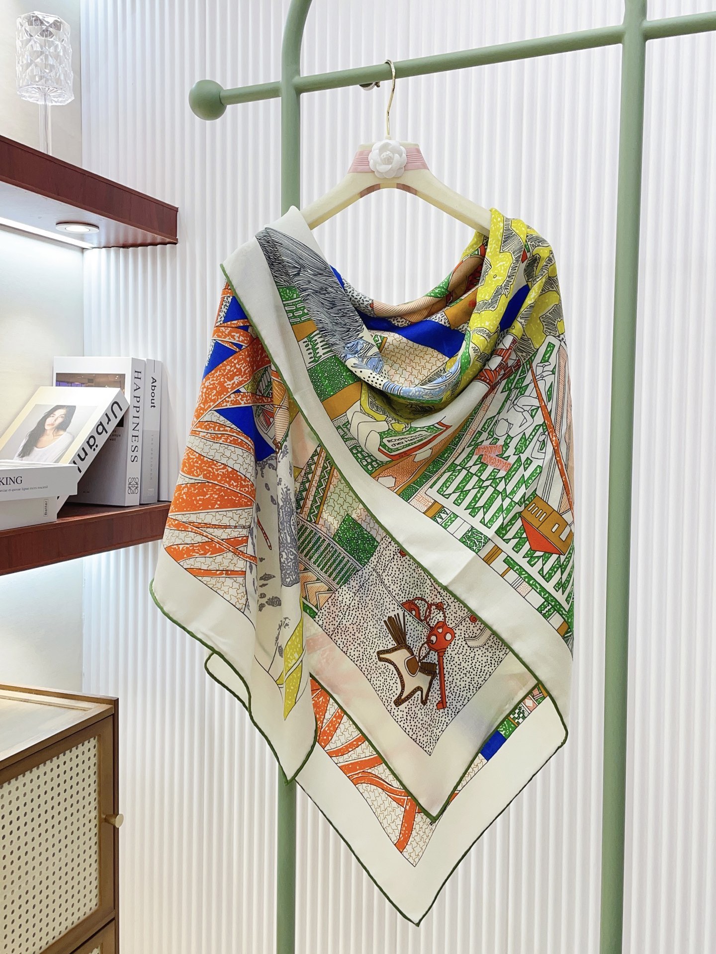 ✨✨【双面同色 丝毛款】H家羊绒新款 买了都说好看‼️推荐💕【爱马仕之约 140】羊绒方巾‼️H家ZG爆