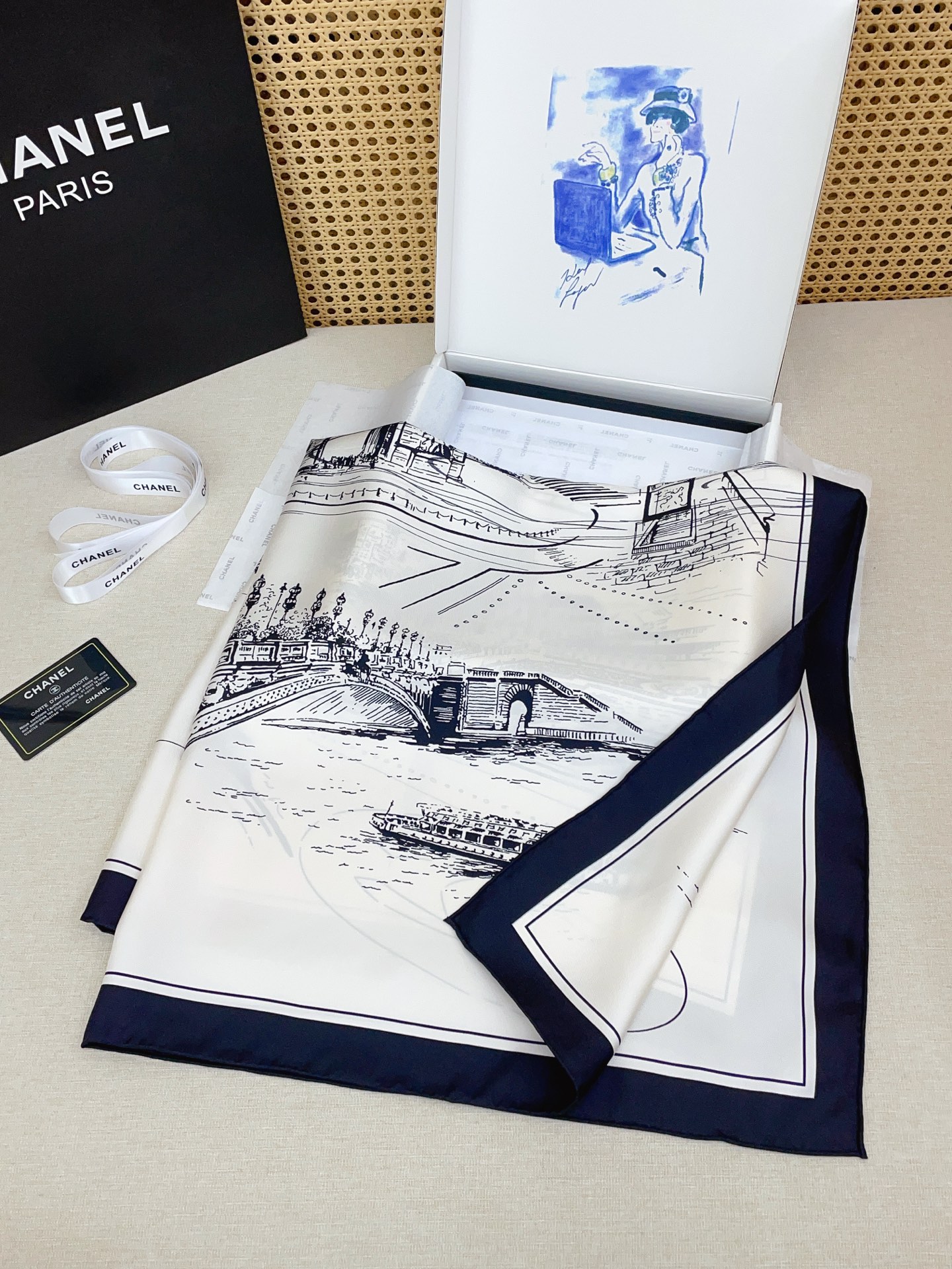 ✨✨【18姆米 双面同色】新款小香‼️美翻了[流泪]最新御用殿堂级极品‼️经典元素图案设计风格❗️美丽至