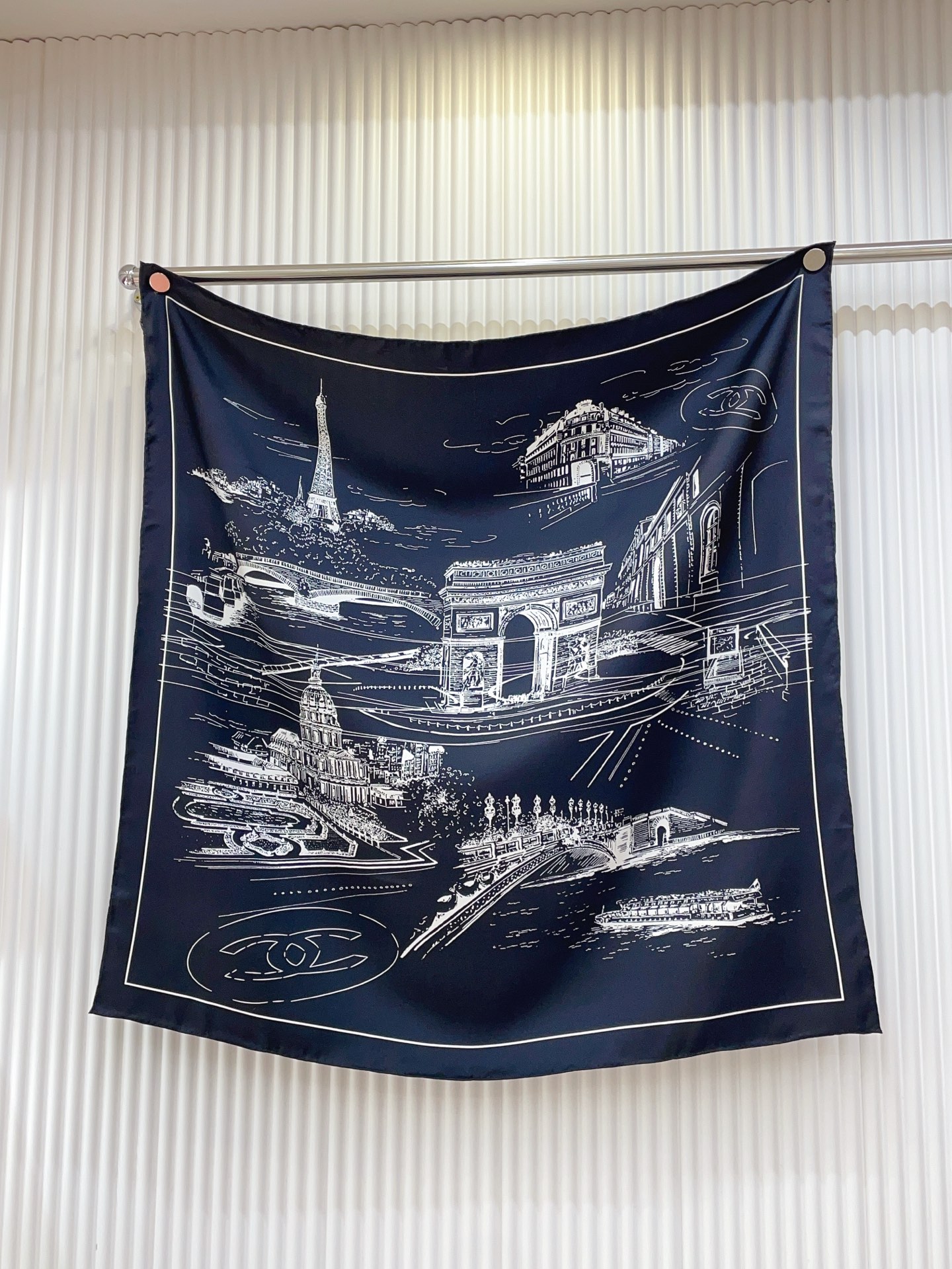 ✨✨【18姆米 双面同色】新款小香‼️美翻了[流泪]最新御用殿堂级极品‼️经典元素图案设计风格❗️美丽至