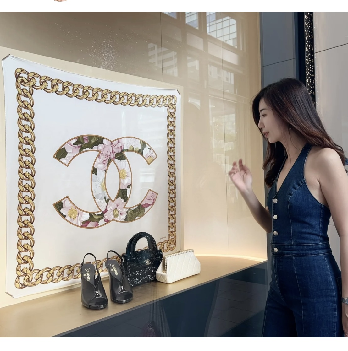 ✨✨【18姆米 双面同色】新款小香‼️美翻了[流泪]最新御用殿堂级极品‼️经典元素图案设计风格❗️美丽至