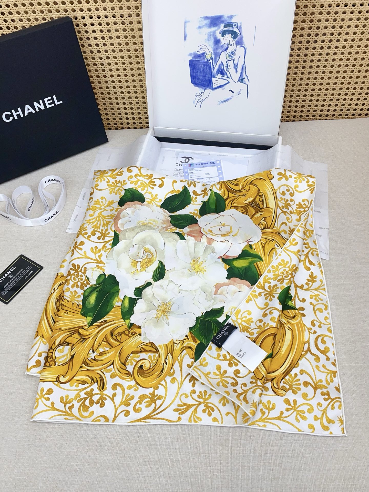 ✨✨【18姆米 双面同色】新款小香‼️美翻了[流泪]最新御用殿堂级极品‼️经典元素图案设计风格❗️美丽至