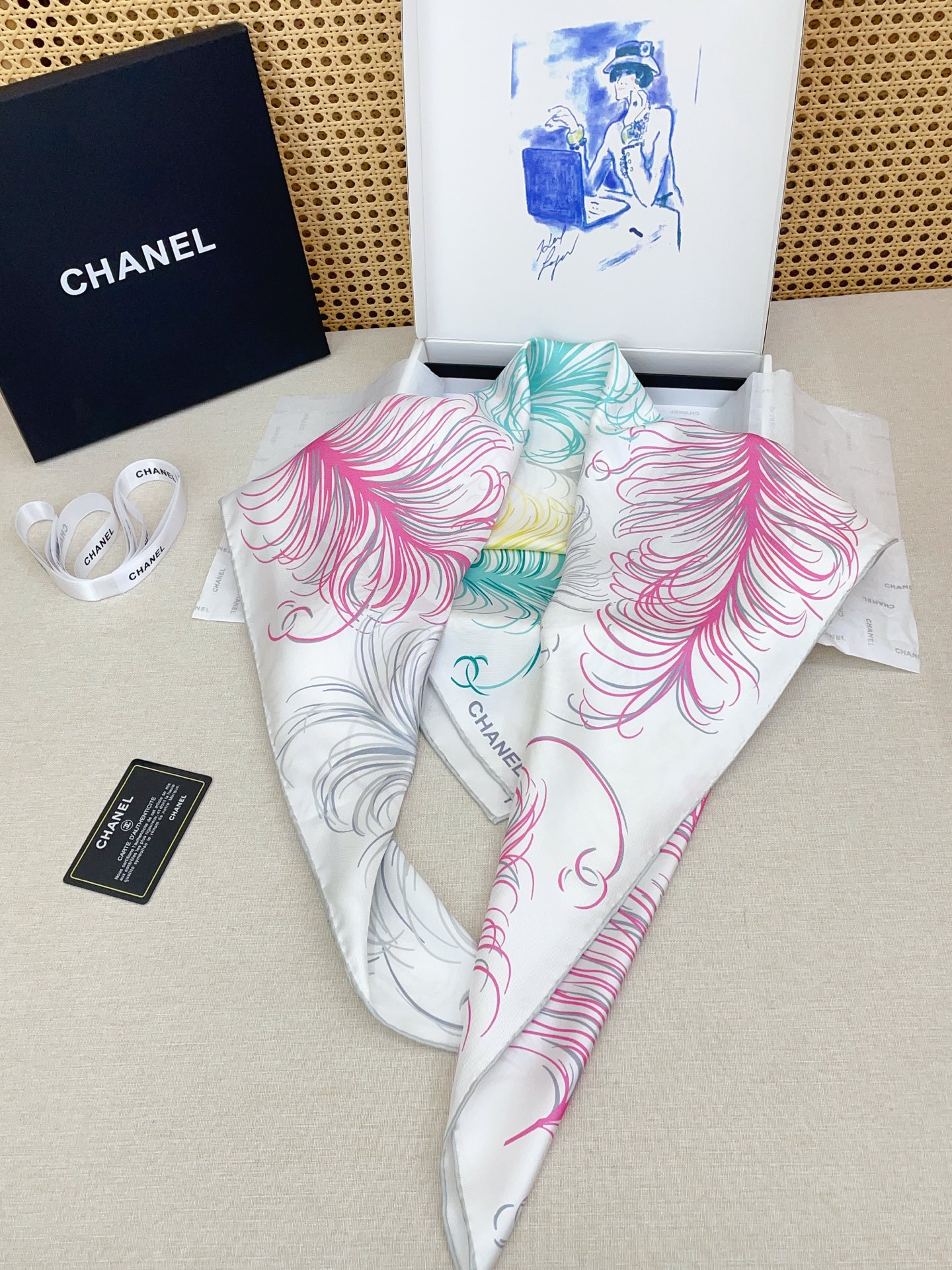 ✨✨【18姆米 双面同色】新款小香‼️美翻了[流泪]最新御用殿堂级极品‼️经典元素图案设计风格❗️美丽至