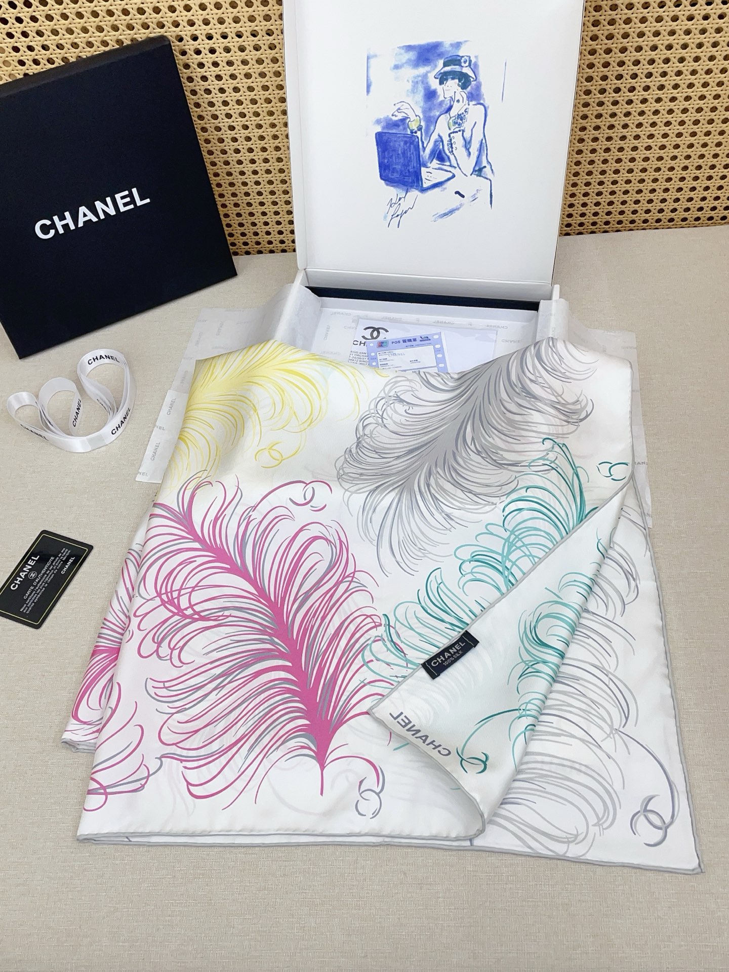 ✨✨【18姆米 双面同色】新款小香‼️美翻了[流泪]最新御用殿堂级极品‼️经典元素图案设计风格❗️美丽至