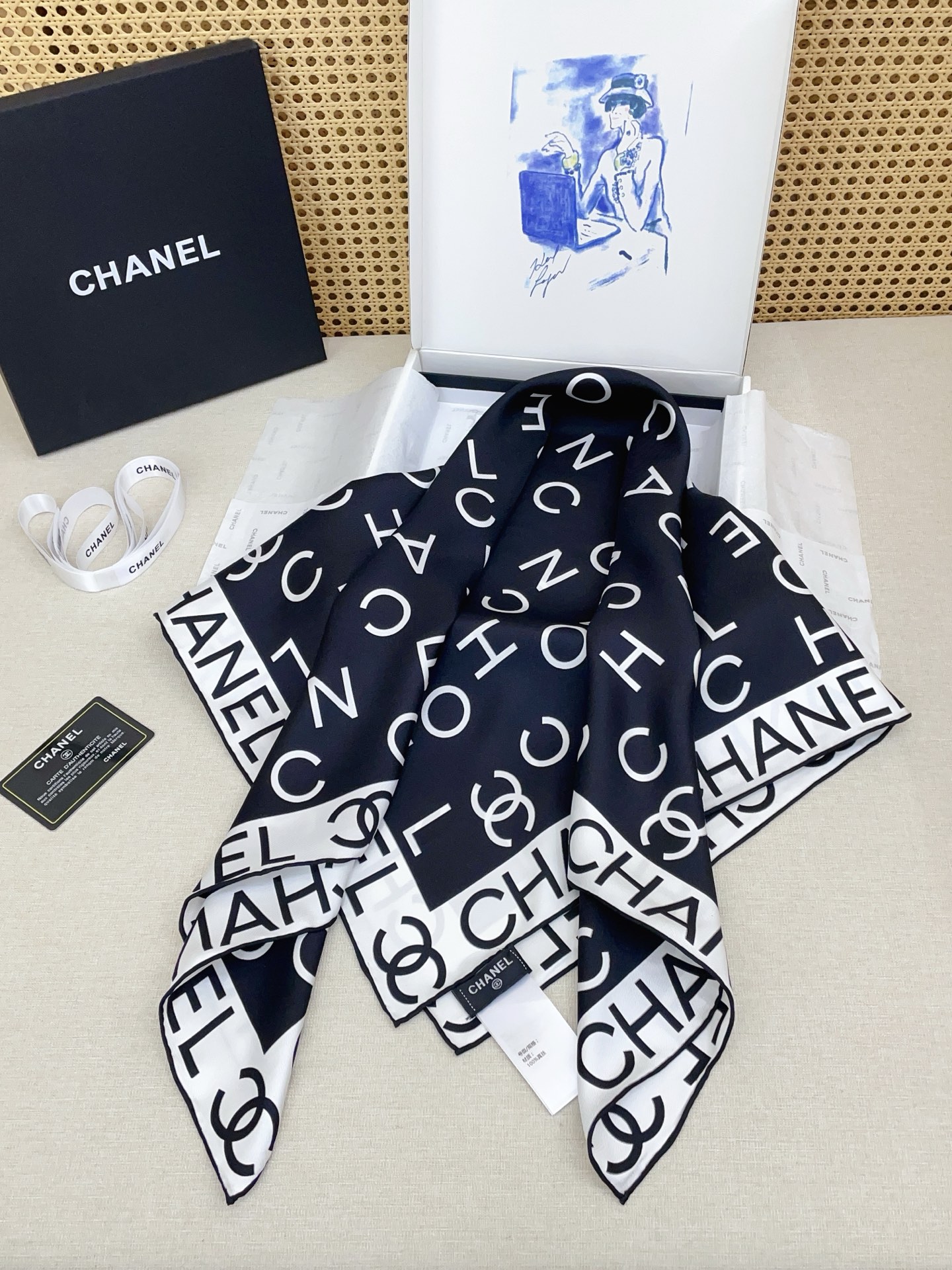 ✨✨【18姆米 双面同色】新款小香‼️美翻了[流泪]最新御用殿堂级极品‼️经典元素图案设计风格❗️美丽至